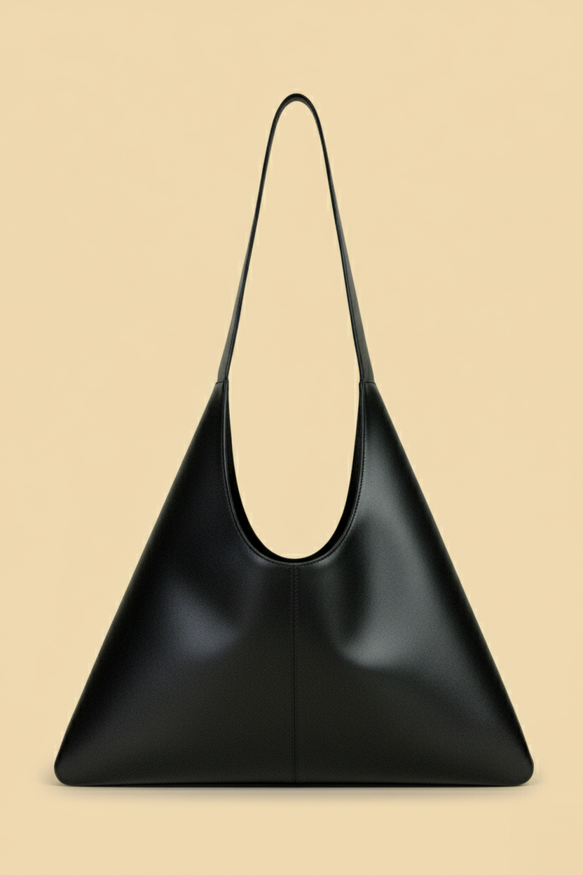 Agave Triangular Tote XL | Black