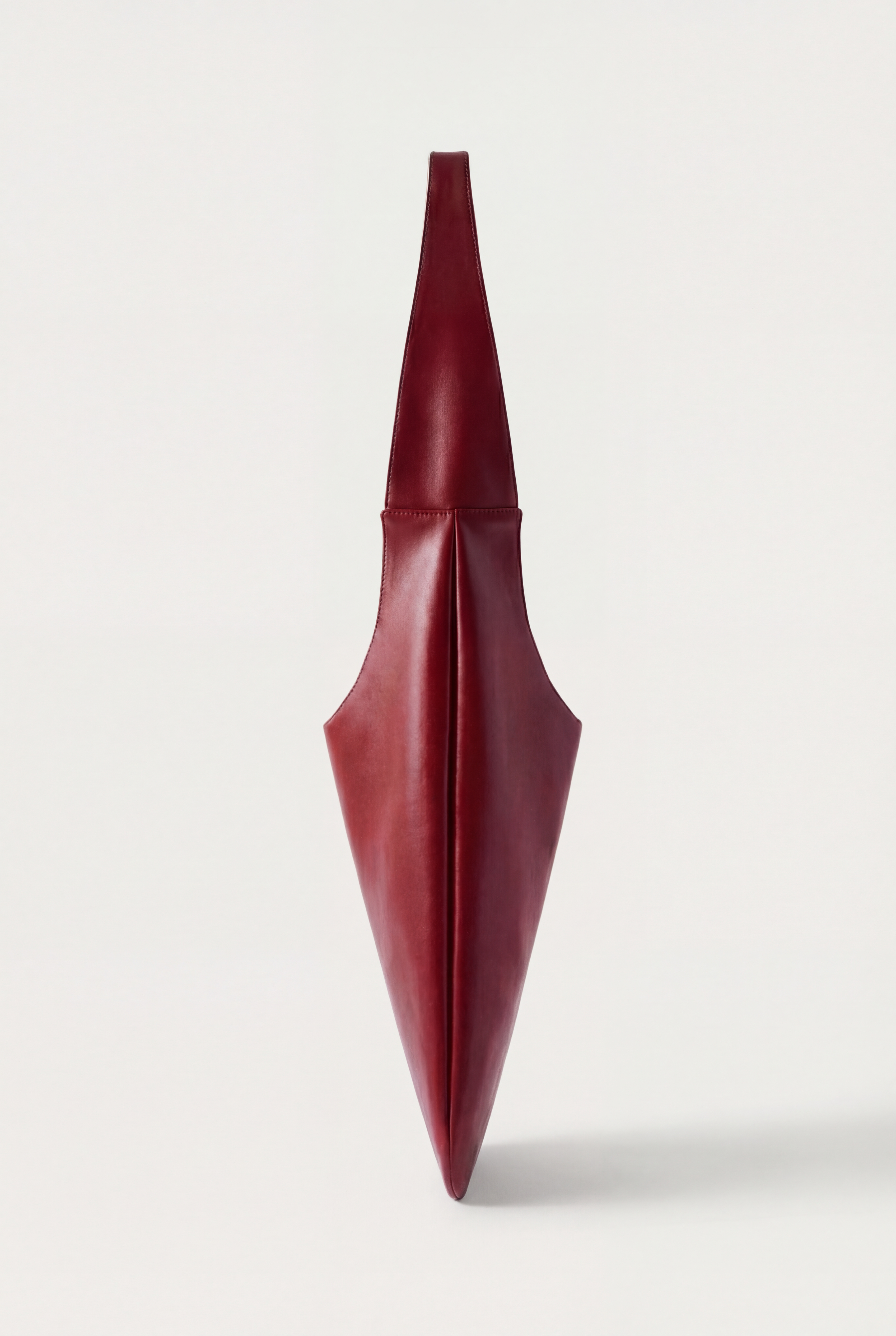 Agave Triangular Tote XL | Burgundy Red