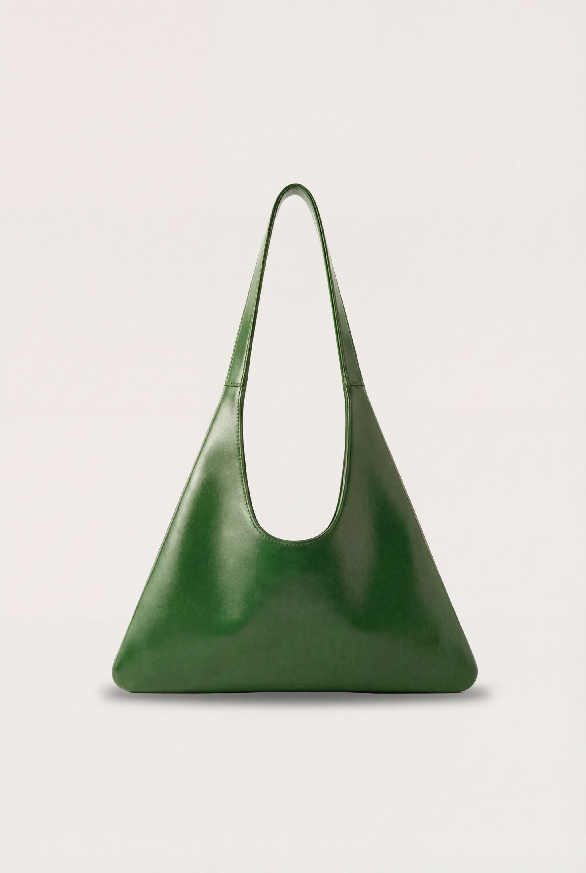 オブジェクトイオカバン、ニューバランススニーカー Agave Triangular Tote in Green | Cactus Leather Handbag | Santos