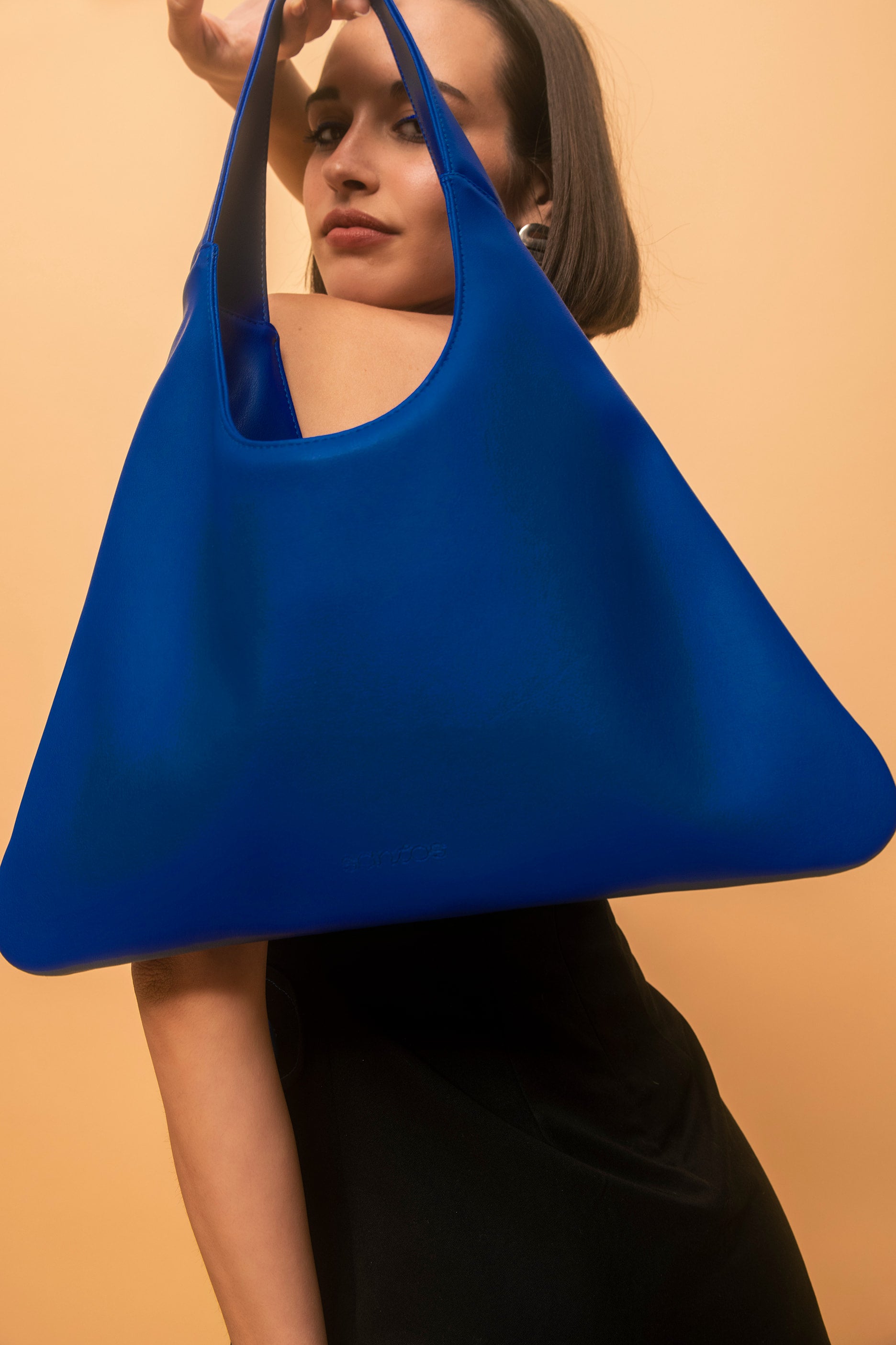 Agave Triangular Tote | Electric Blue