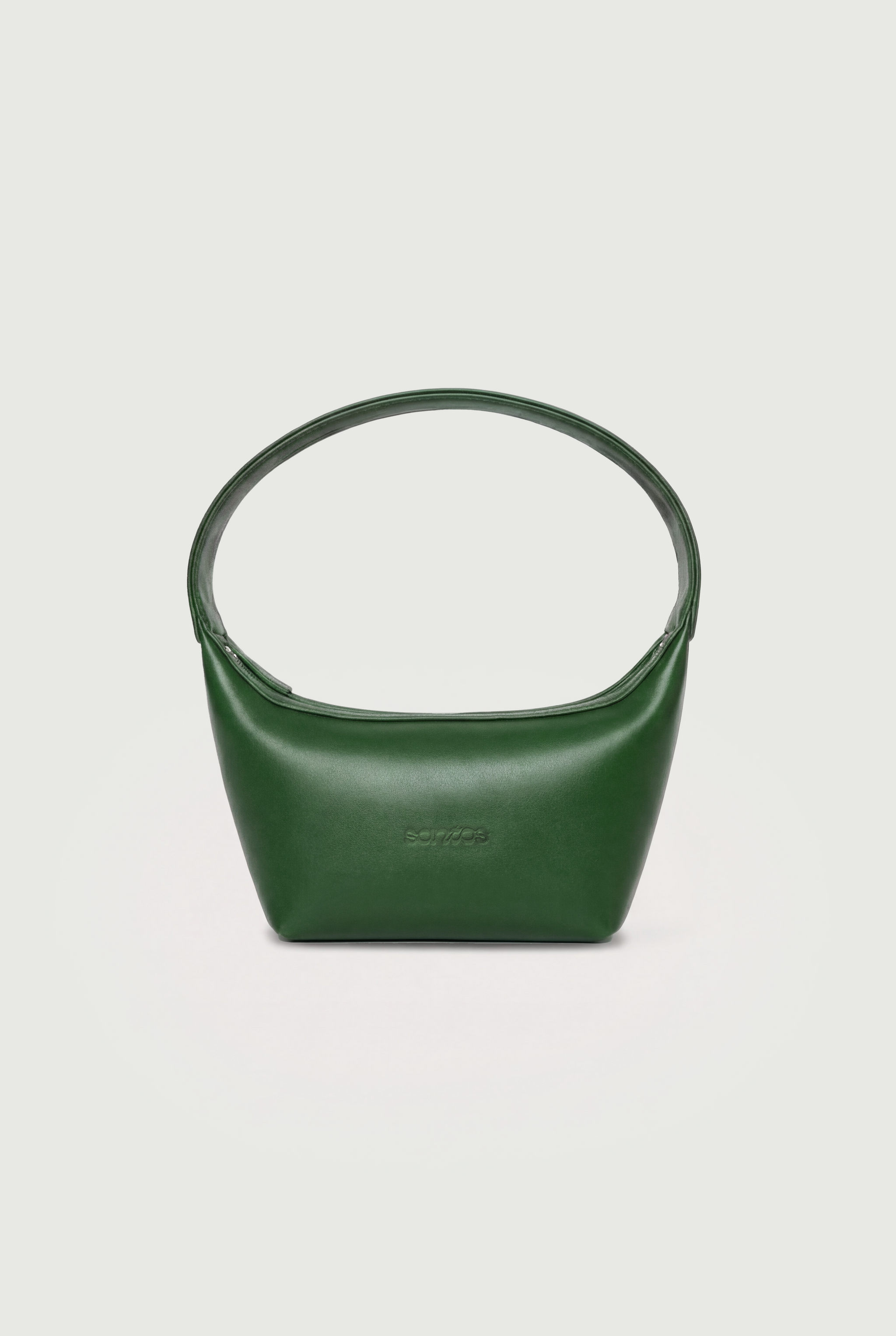 Amelia Mini Bag in Green | Cactus Leather Bag | Santos by Monica