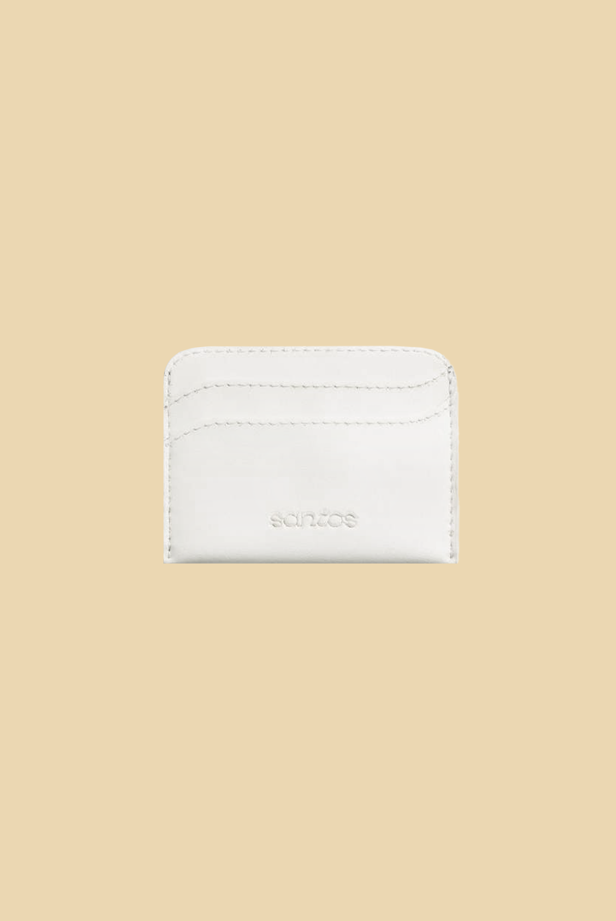 Rosa Curved Card Case | White