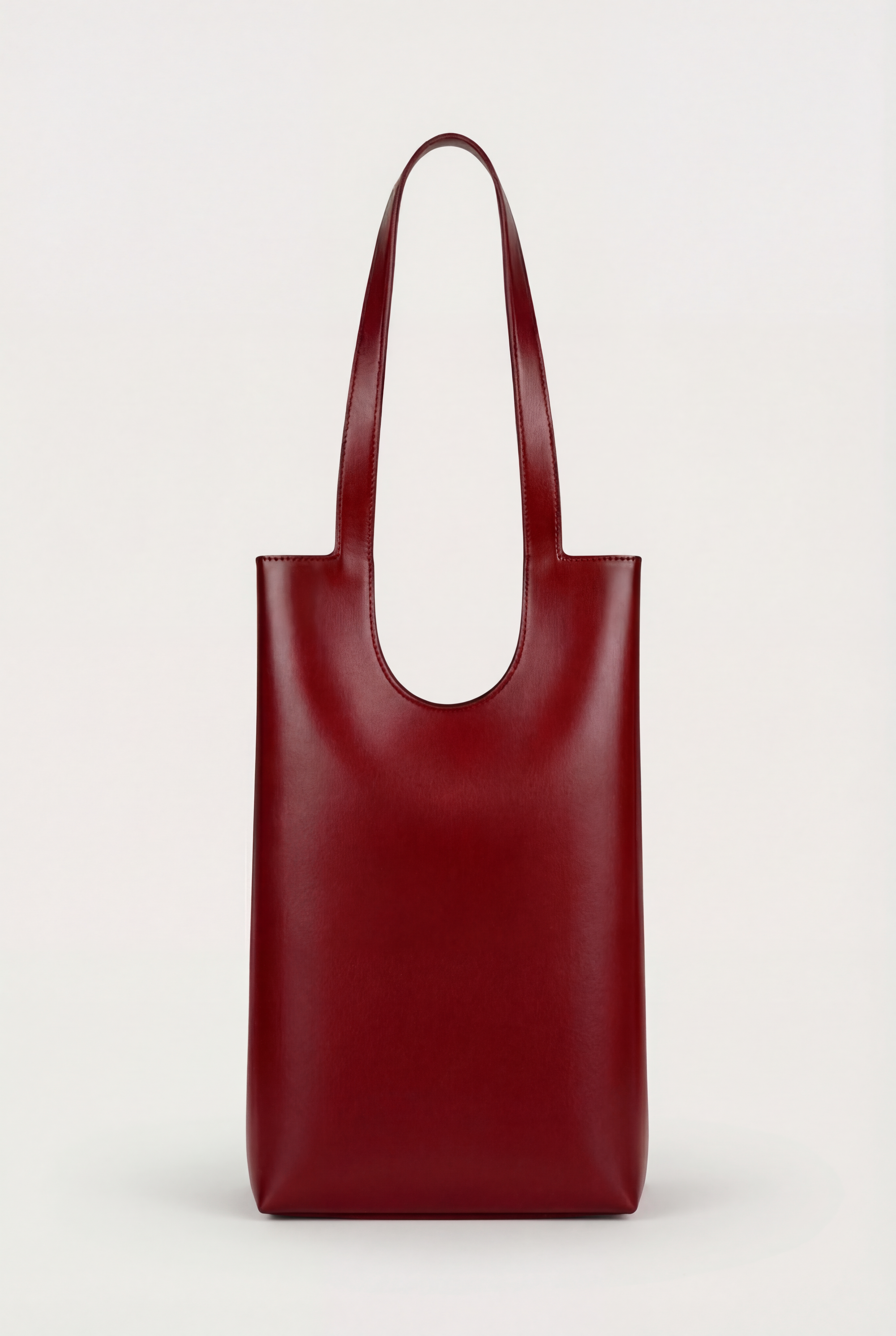 Dolores Square Tote | Burgundy Red