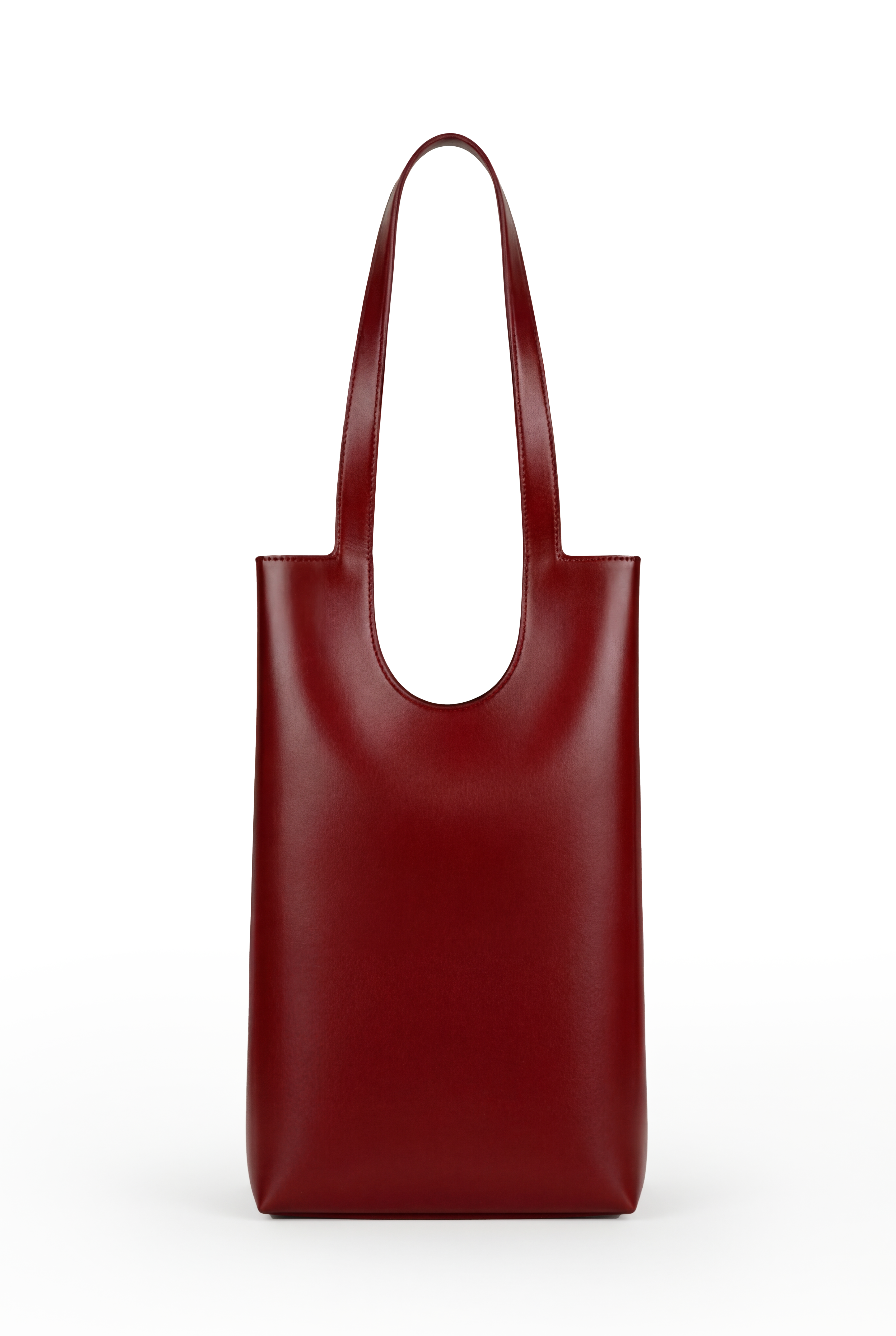 Dolores Square Tote | Burgundy Red