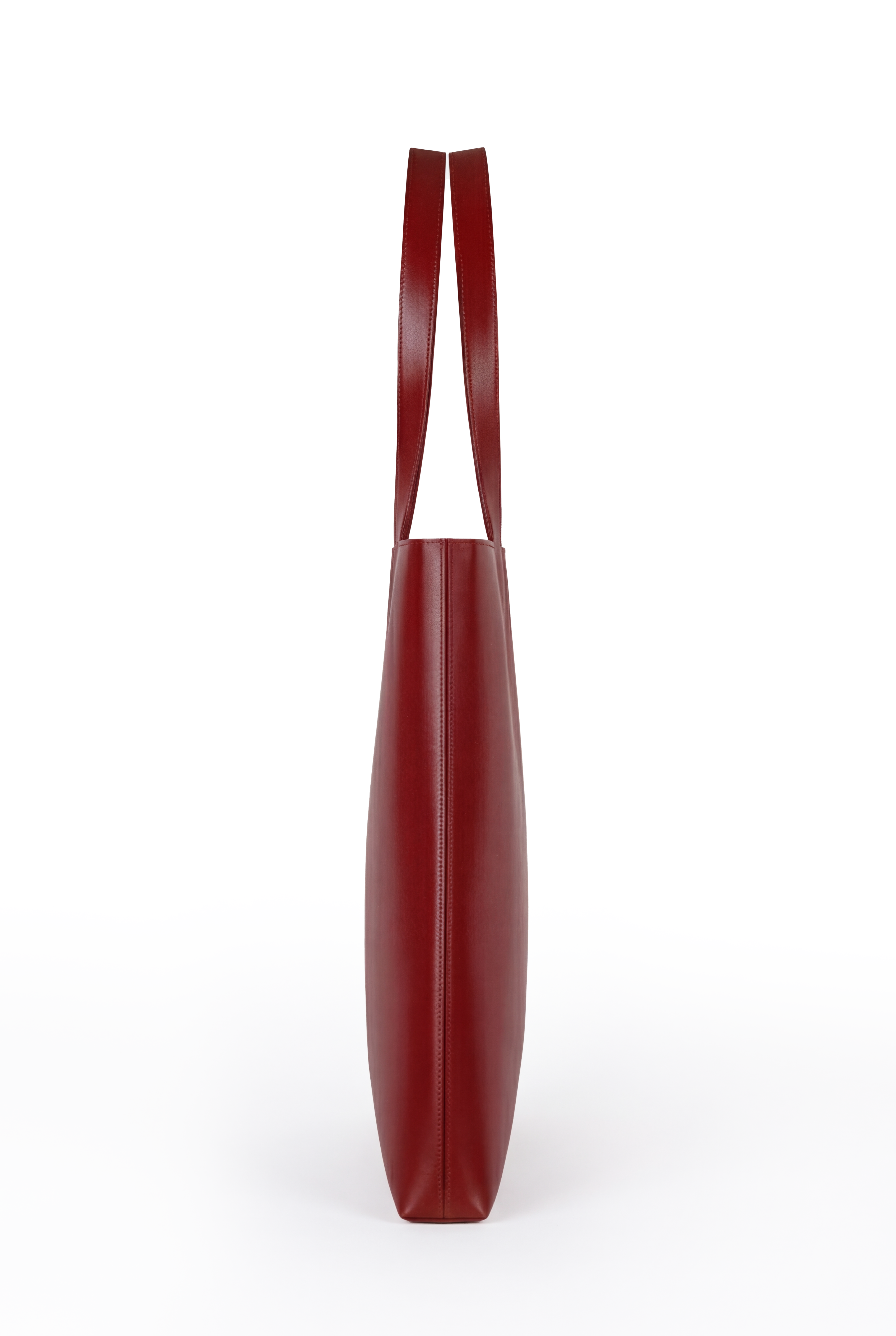 Dolores Square Tote | Burgundy Red