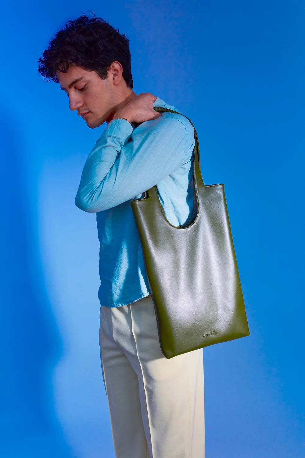 Dolores Square Tote | Green