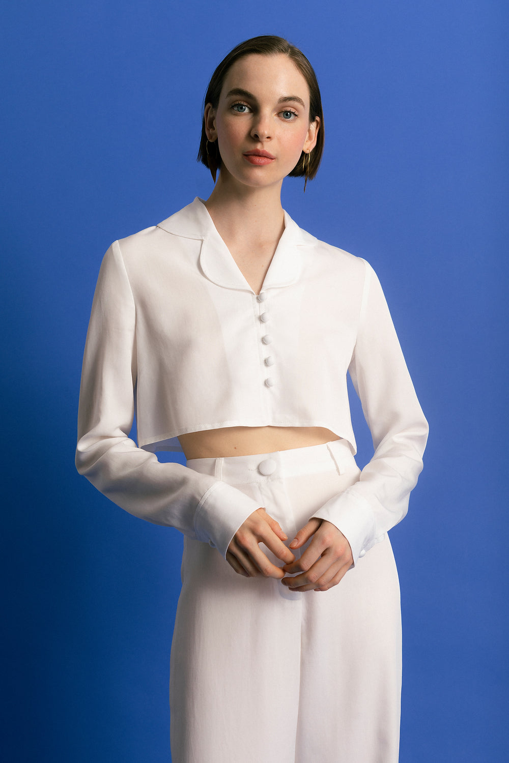 Donna Button-Up | White