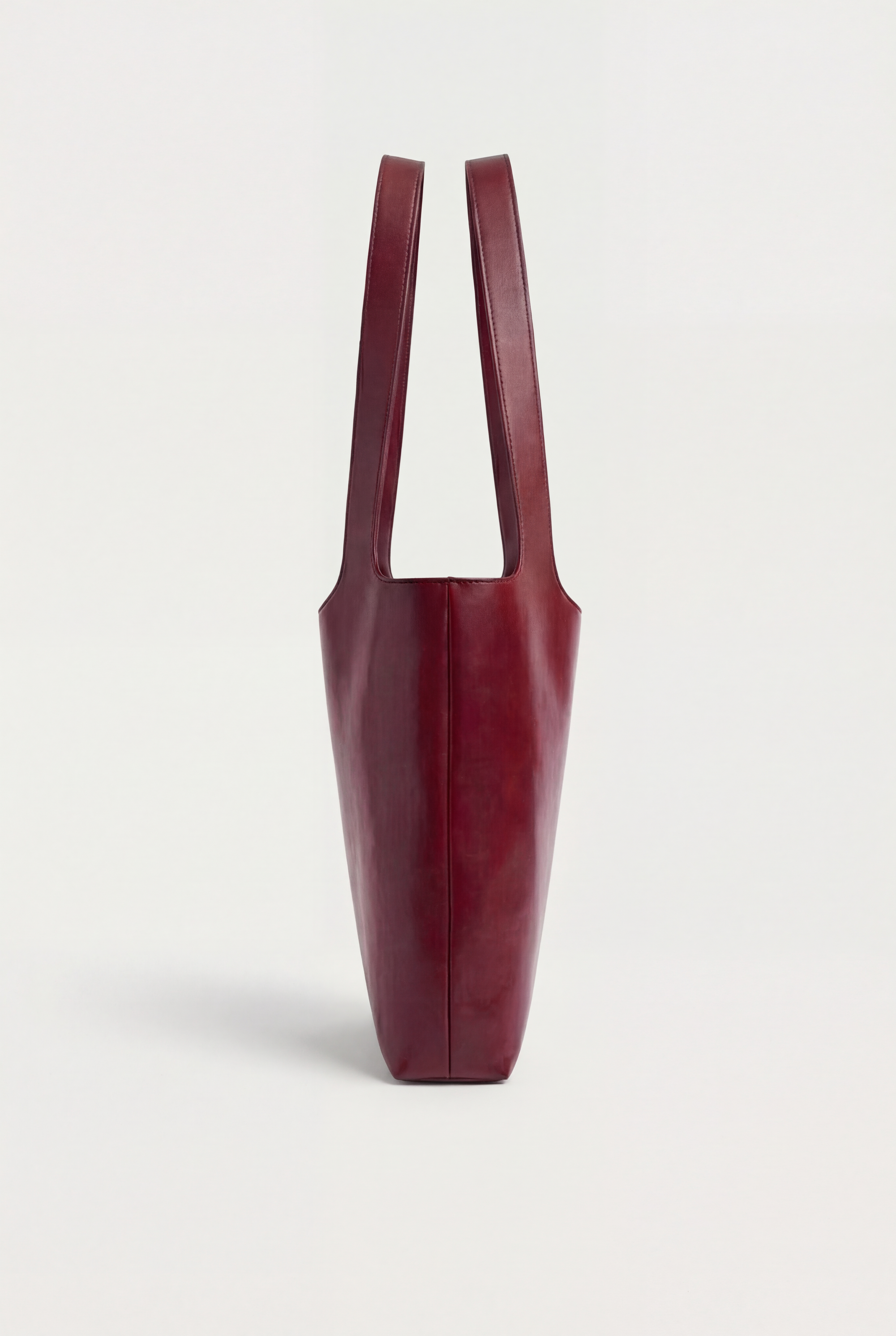 Gladys Tote | Burgundy Red & Black