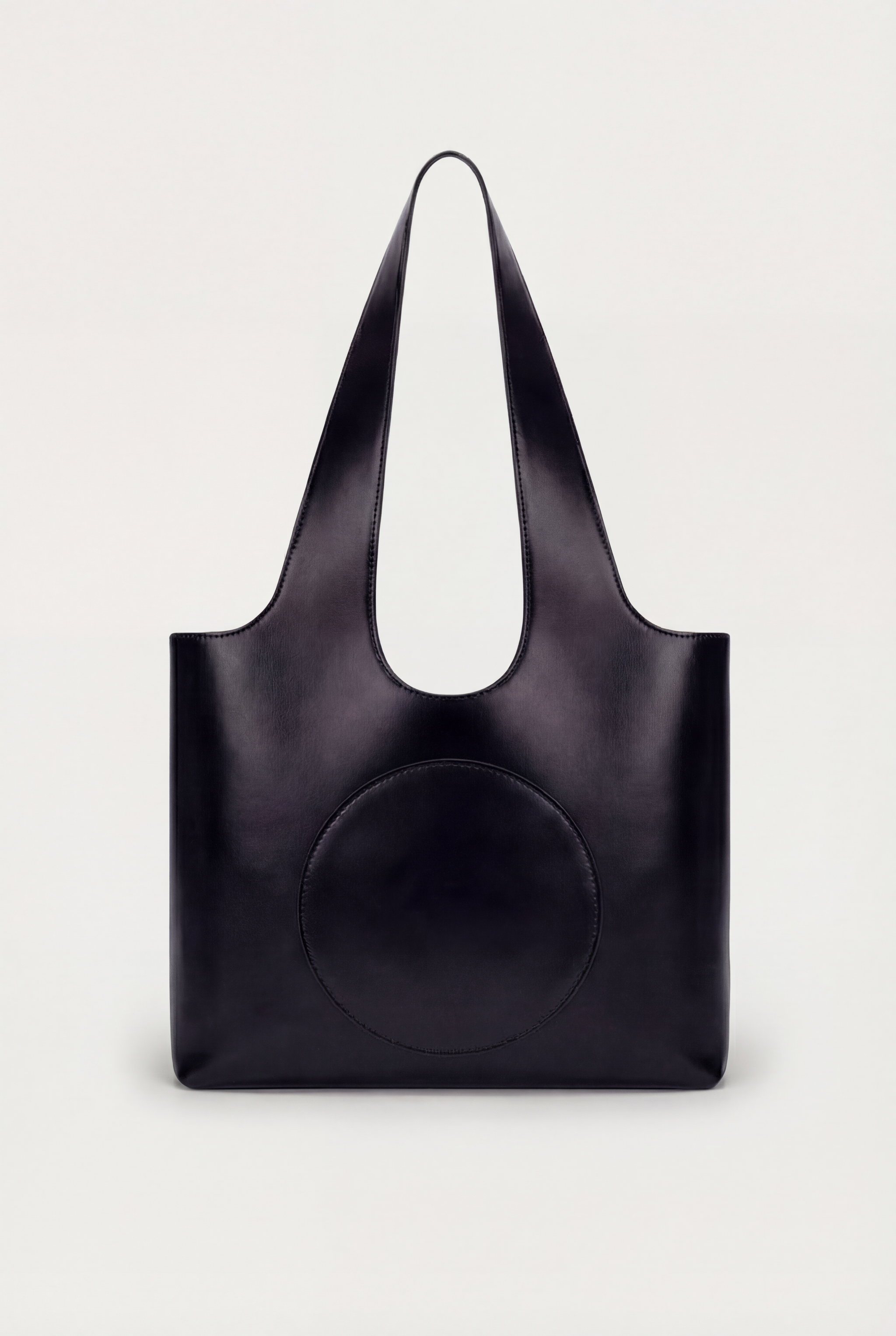 Gladys Tote in Black | Cactus Leather Handbag | Santos by Monica