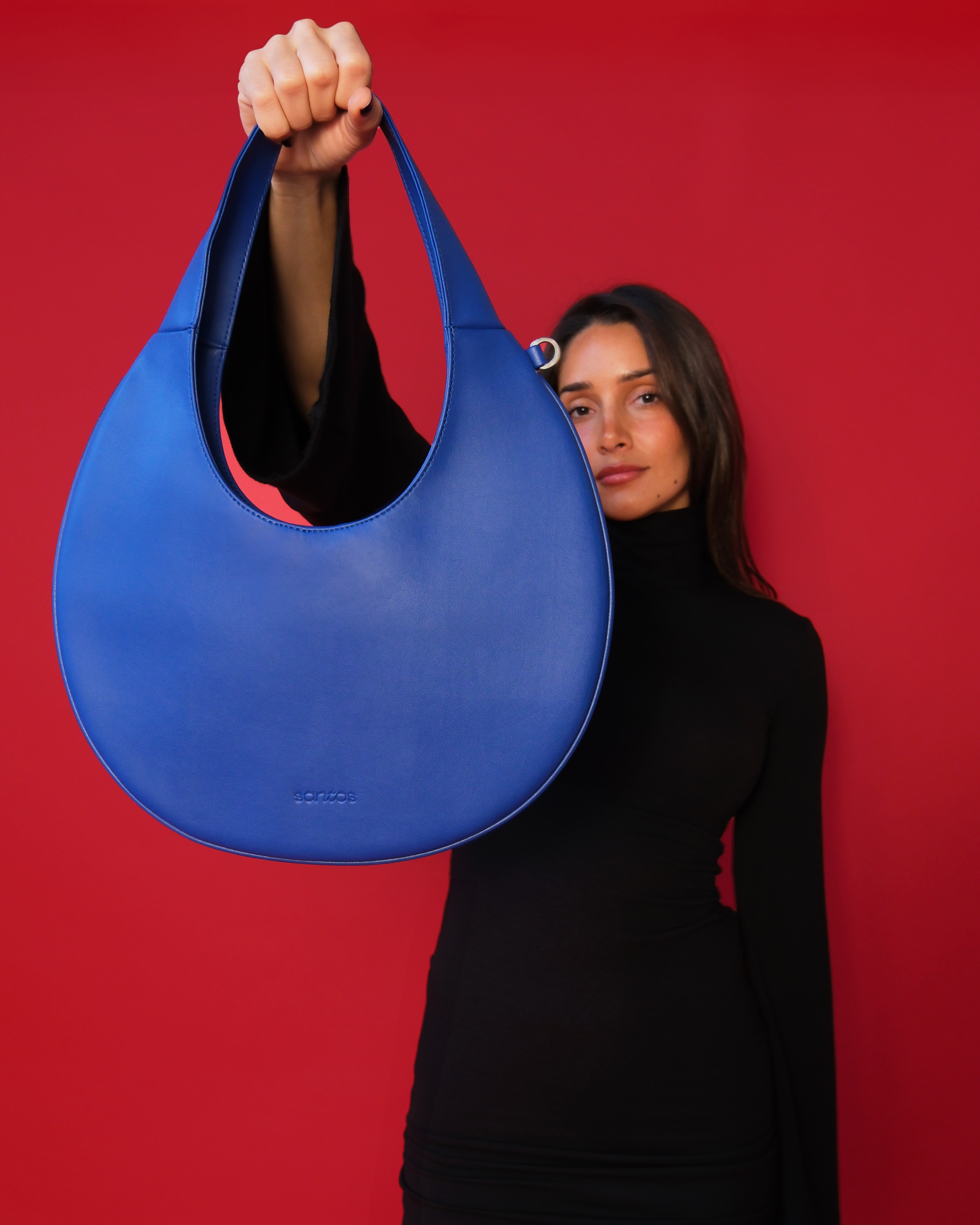 Agnes Moon Bag | Electric Blue