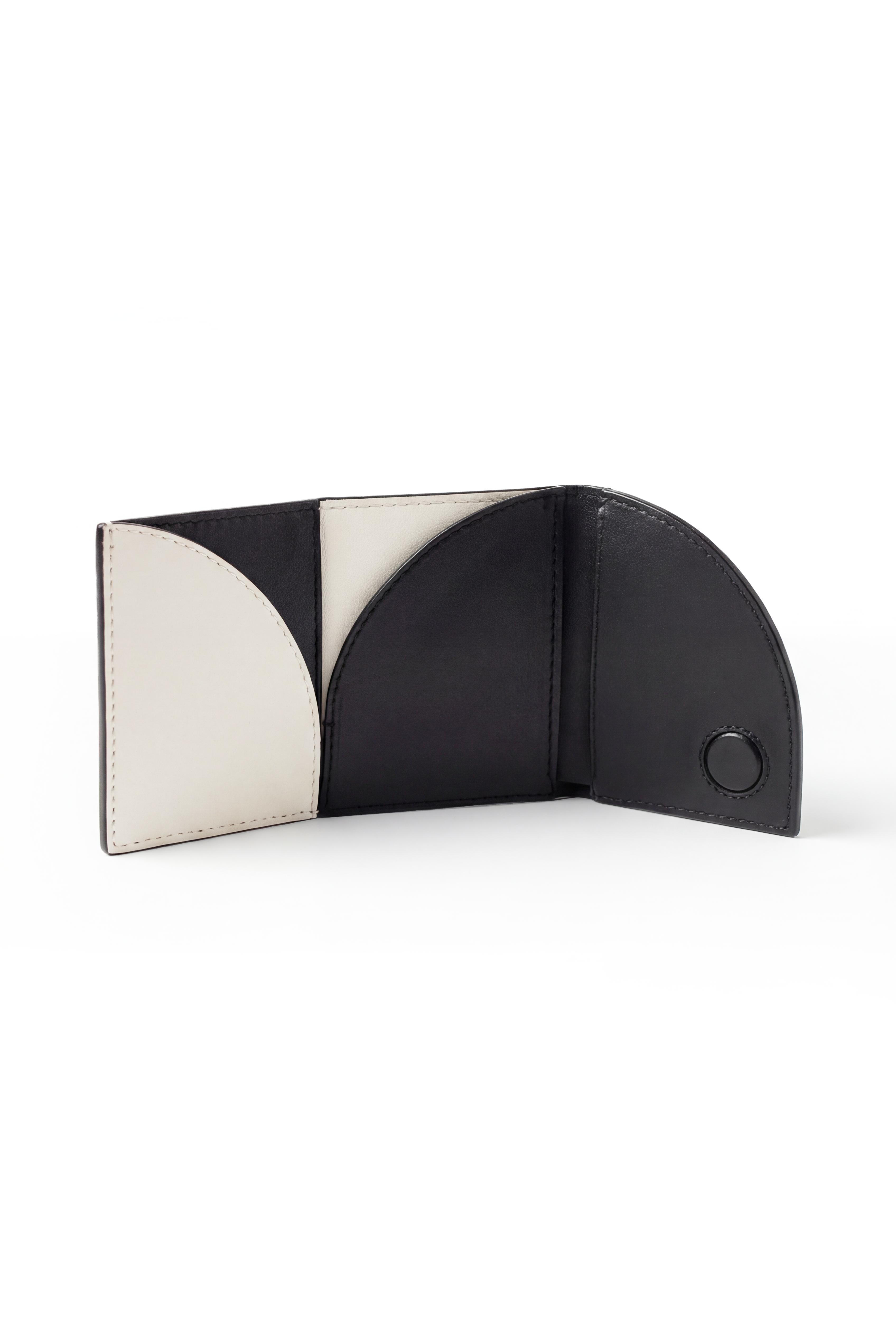 Ines Bi-Fold Wallet | Black & White