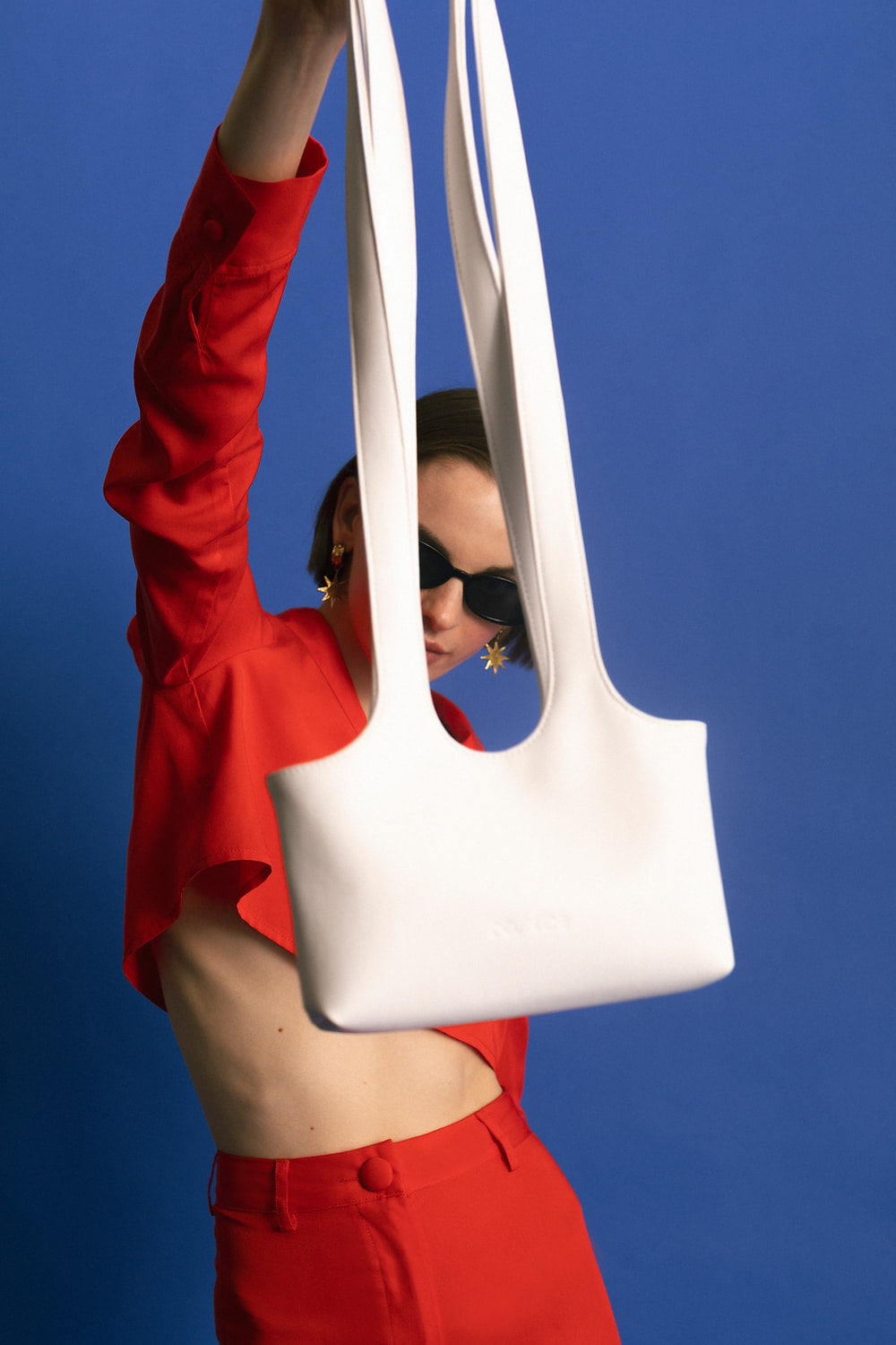 Miriam Mini Tote | White