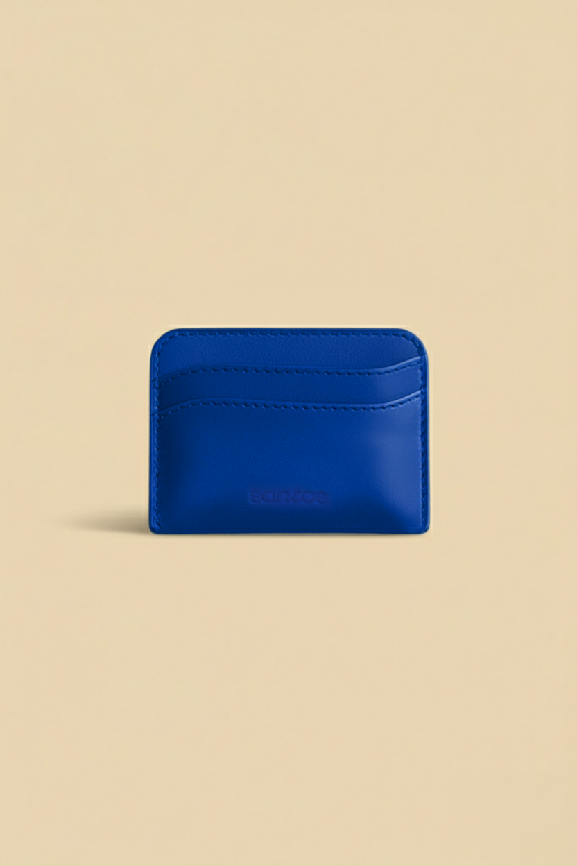 Rosa Curved Card Case | Electric Blue