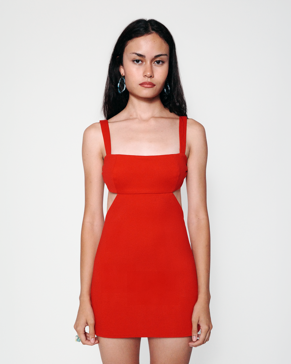 Sofia Tie Back Dress | Red