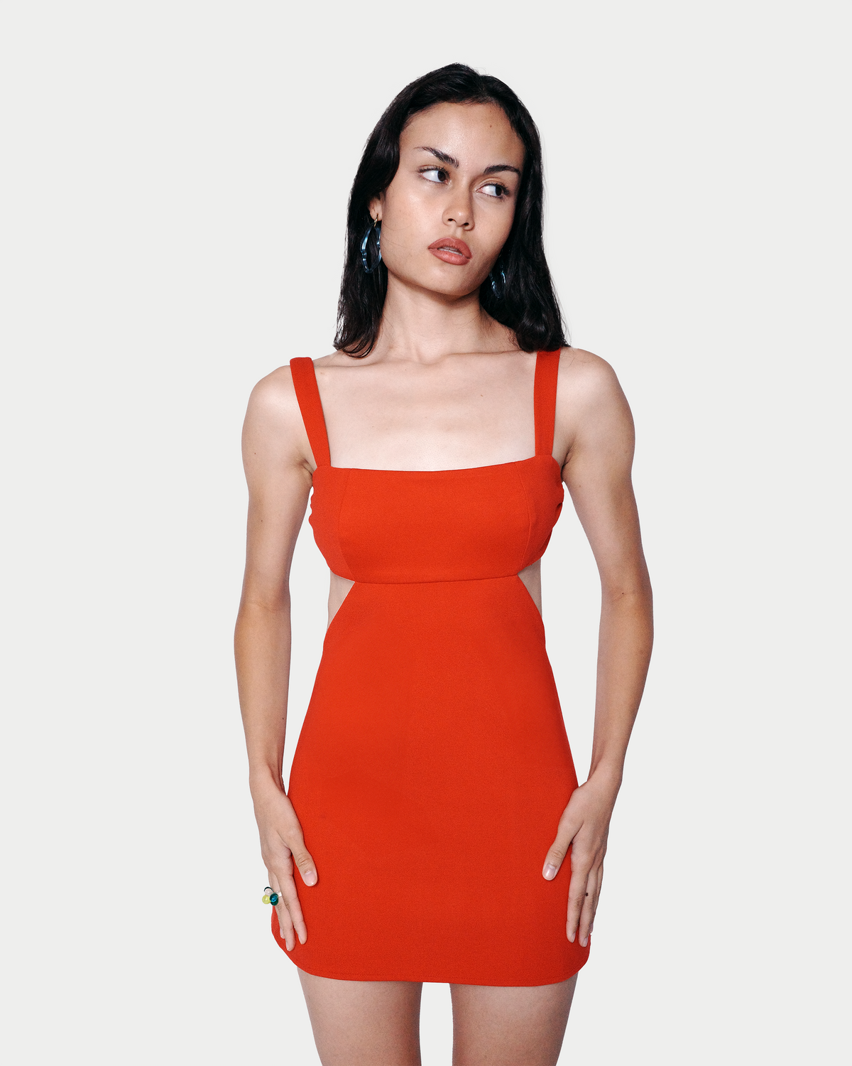 Sofia Tie Back Dress | Red