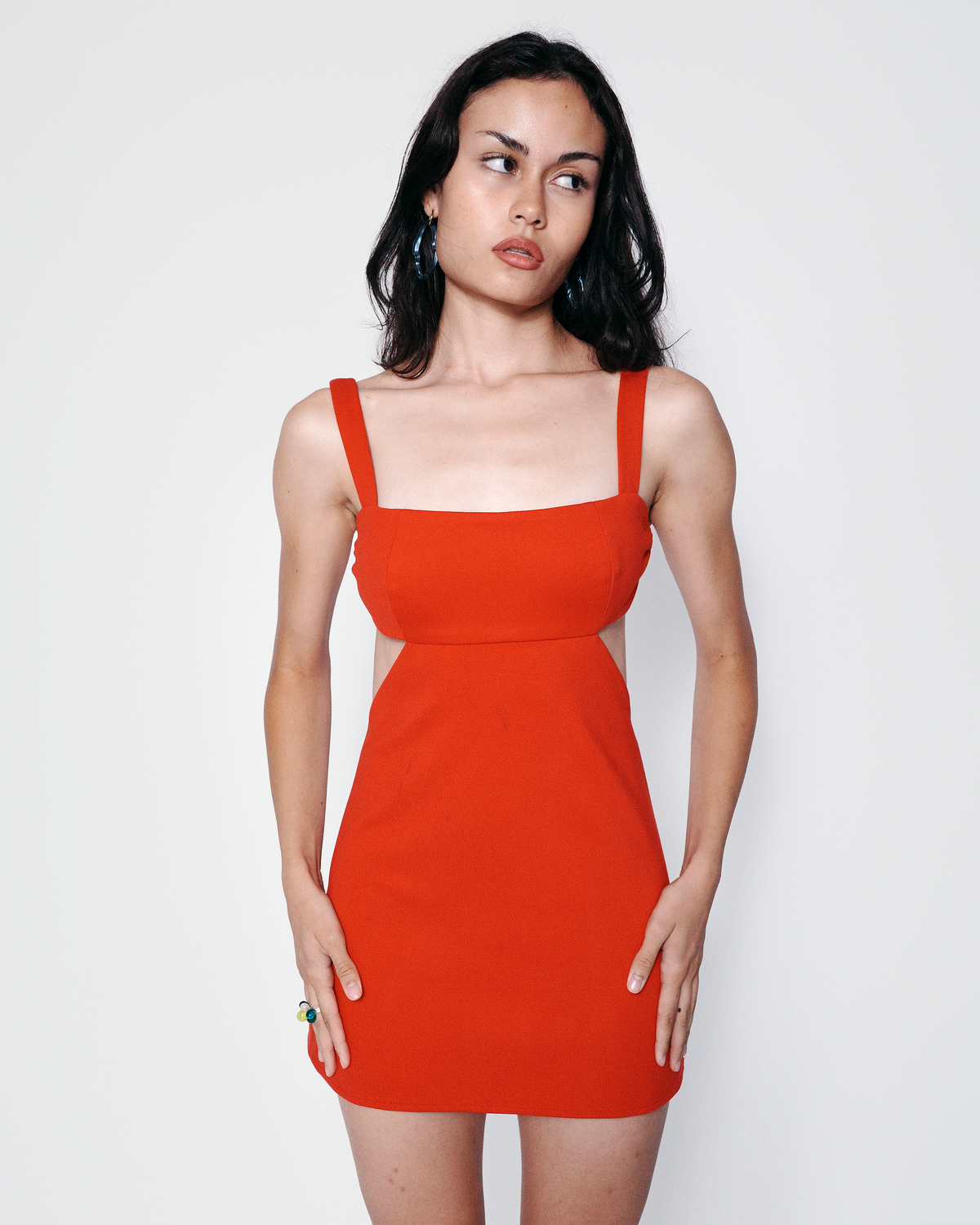 Sofia Tie Back Dress | Red