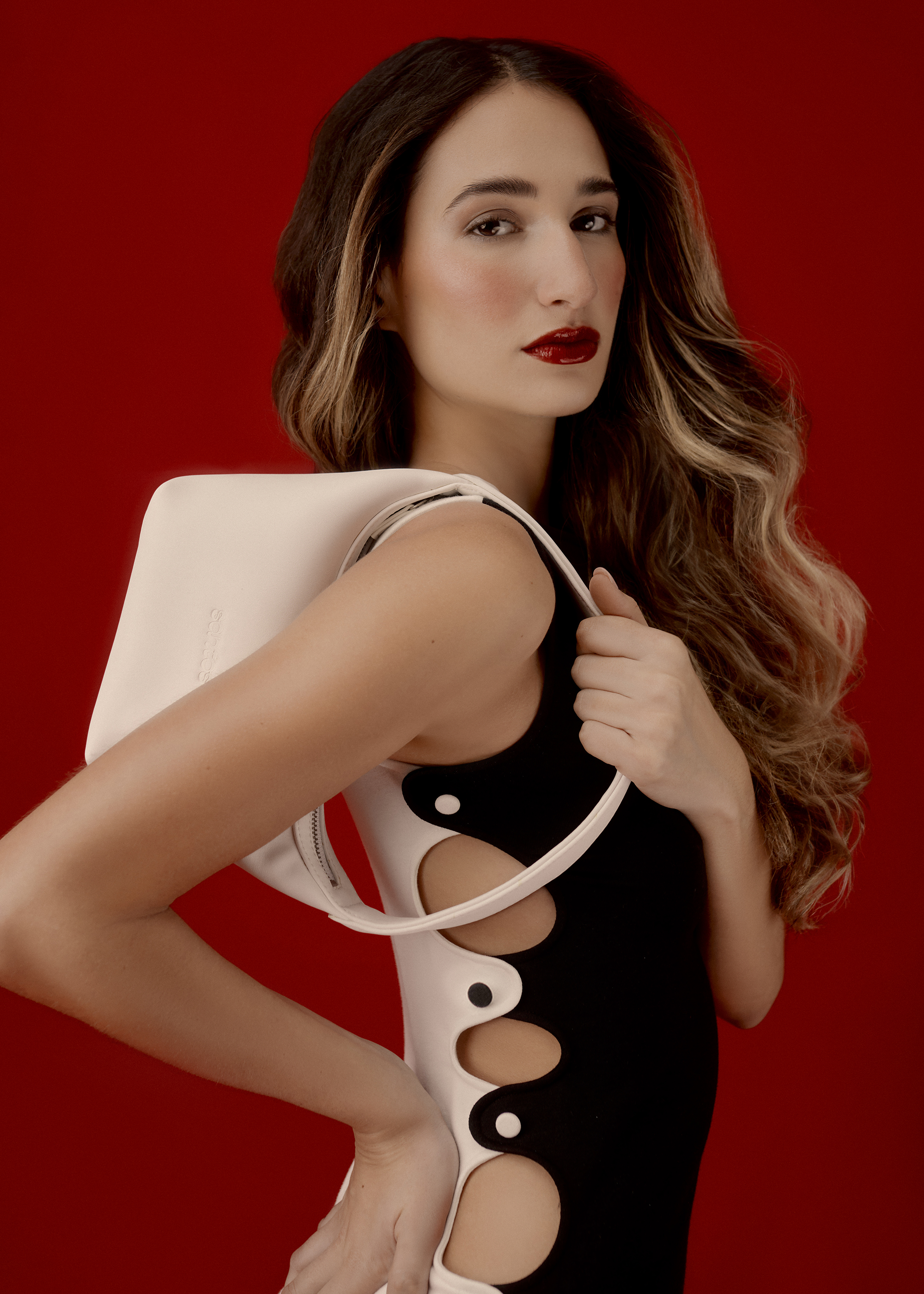 Amelia Mini Shoulder Bag | White