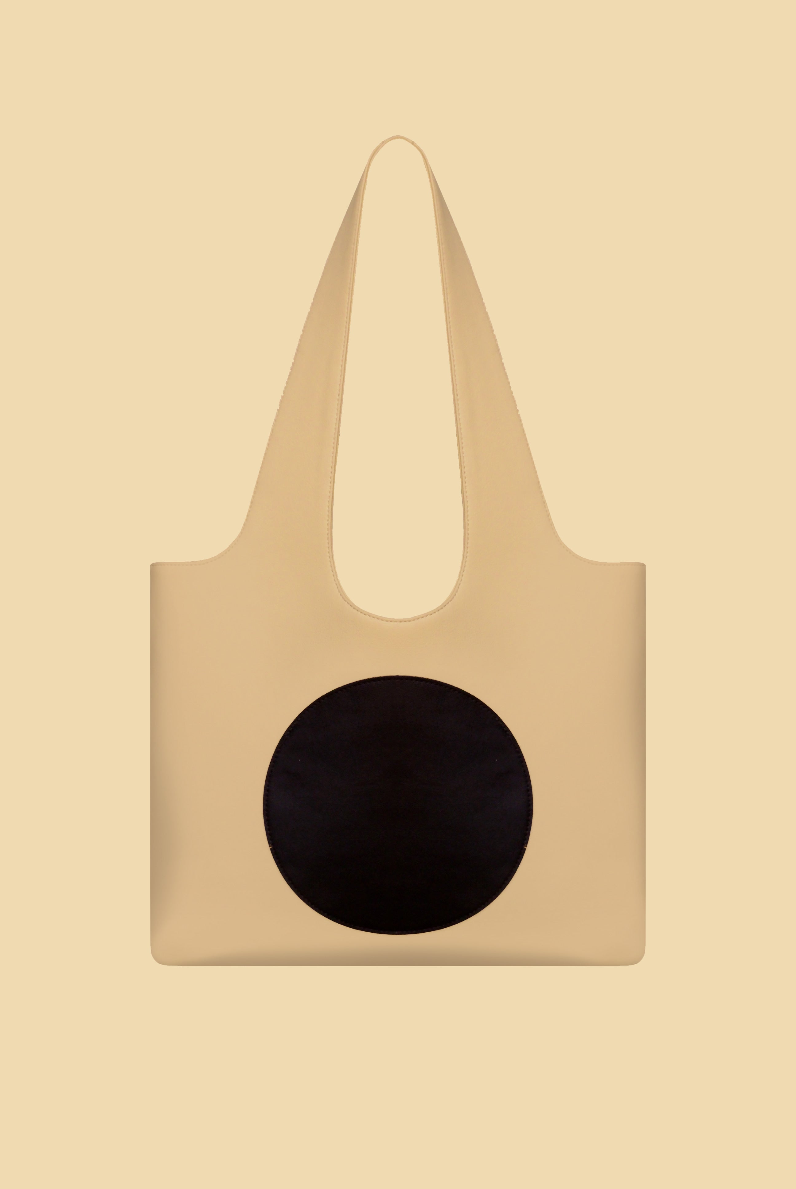 Gladys Tote | Cream & Black