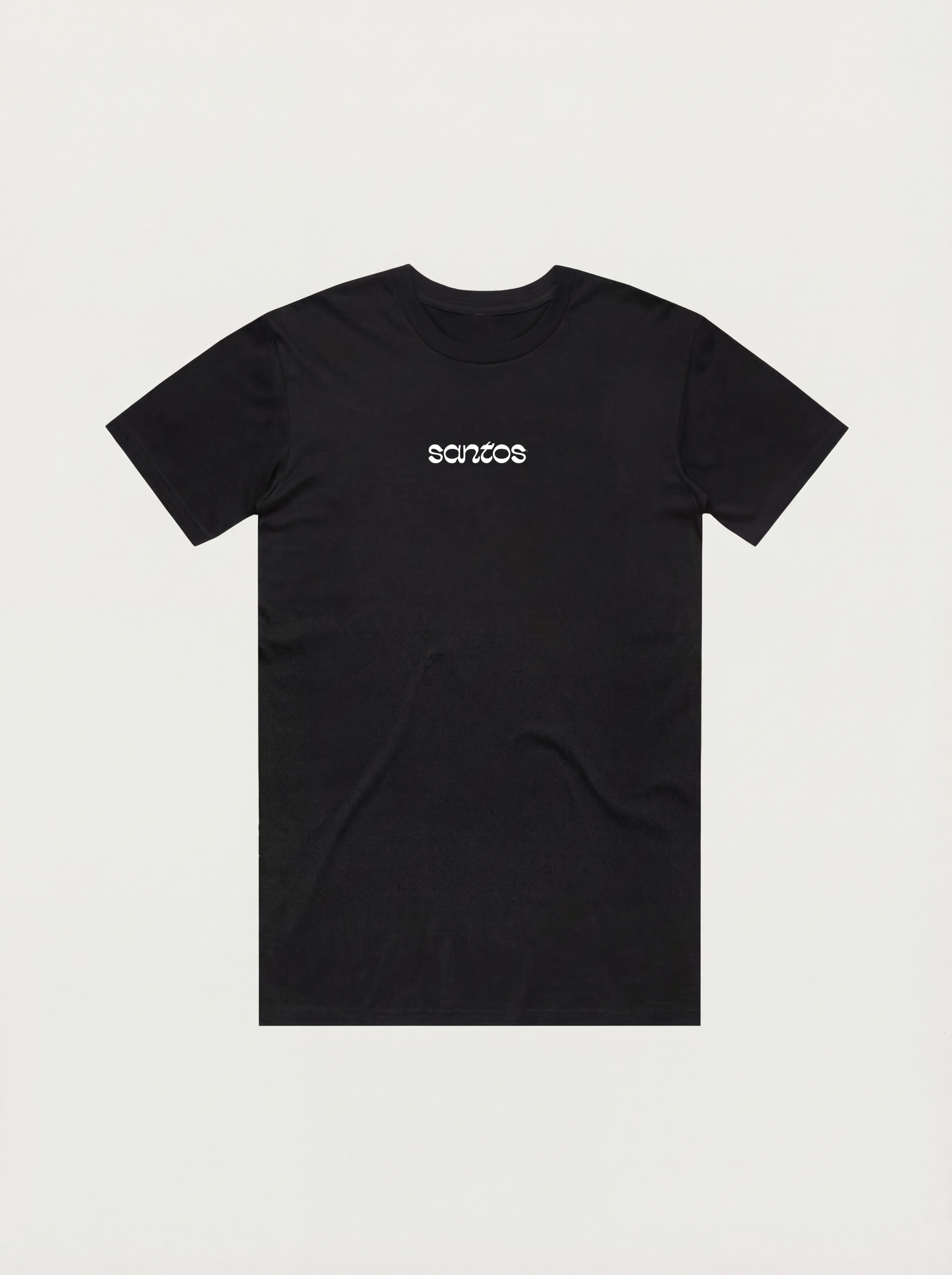 Santos Unisex Tee in Black