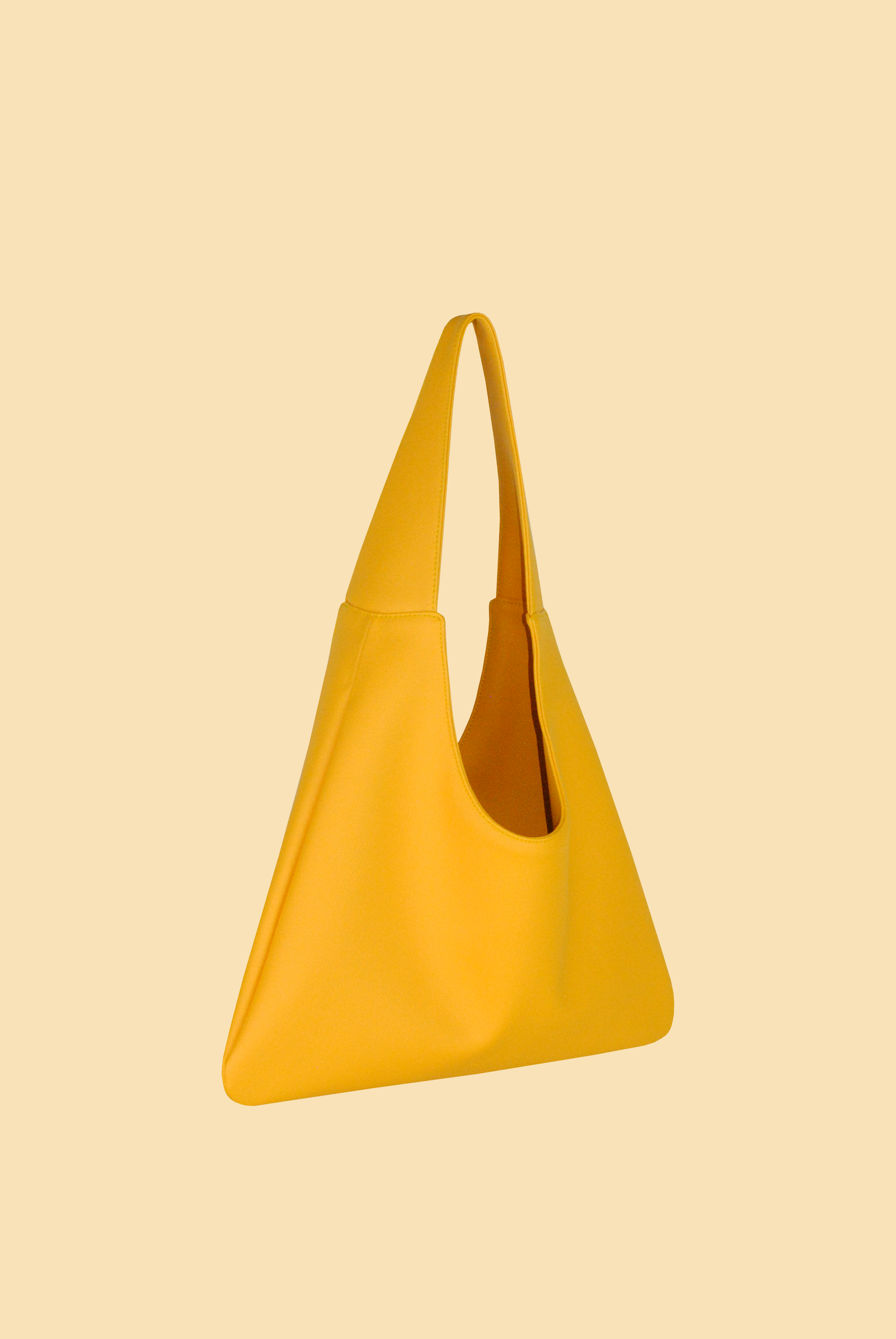 Agave Triangular Tote | Marigold Yellow