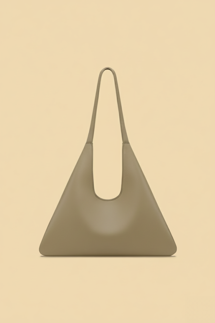 Agave Triangular Tote | Beige