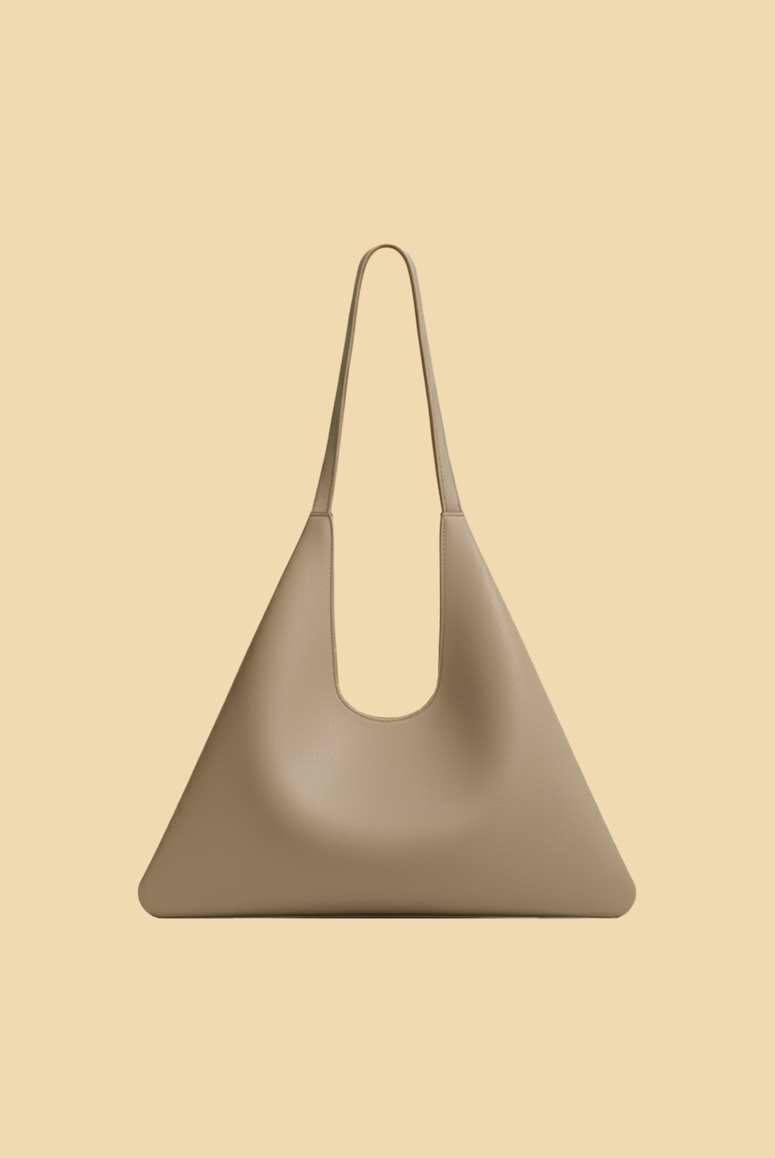 Agave Triangular Tote | Beige