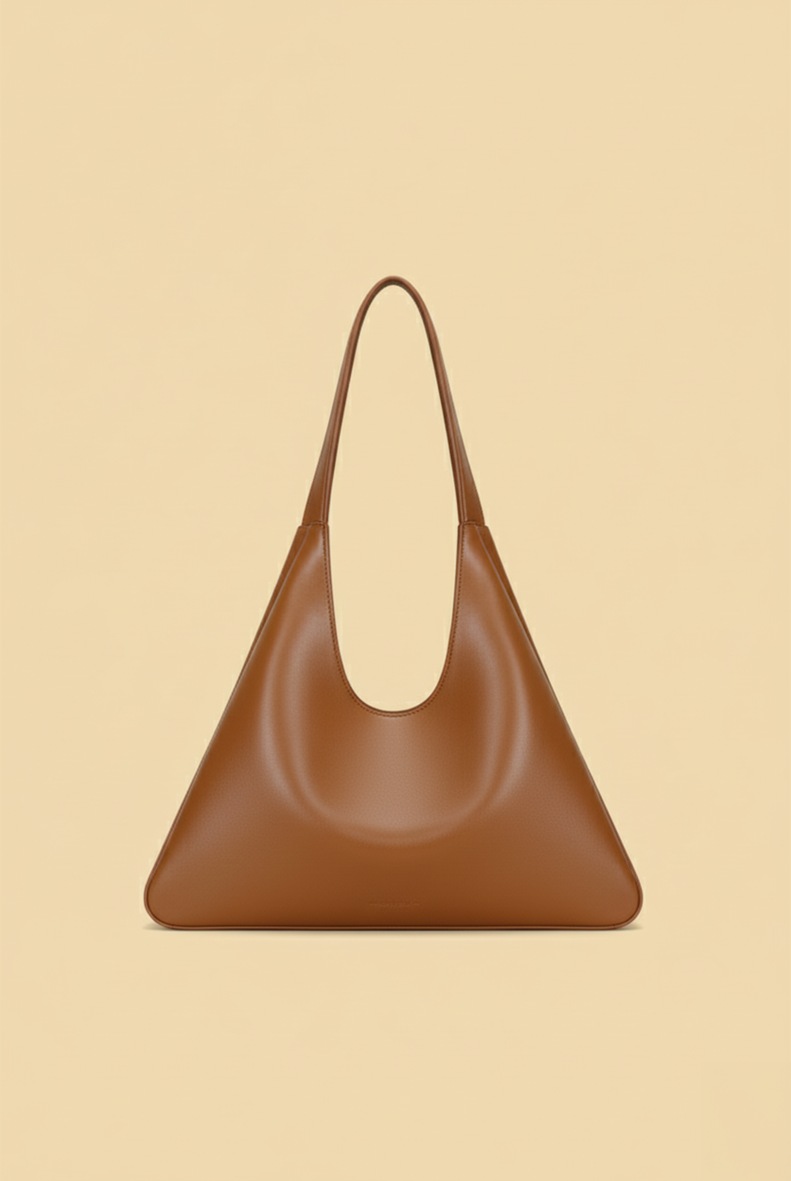 Agave Triangular Tote | Cognac
