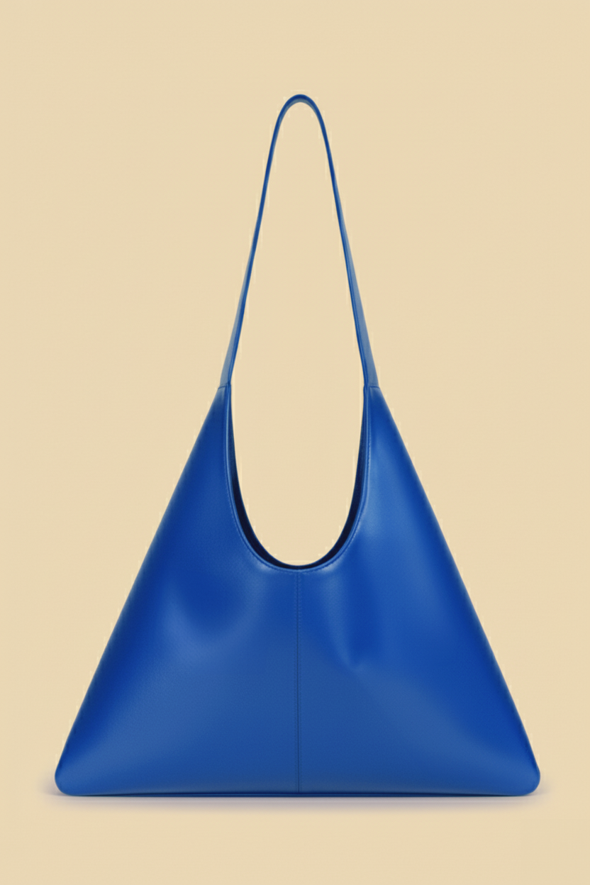 Agave Triangular Tote XL | Electric Blue