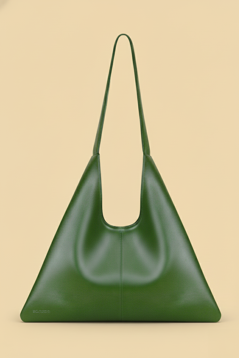 Agave Triangular Tote XL | Green