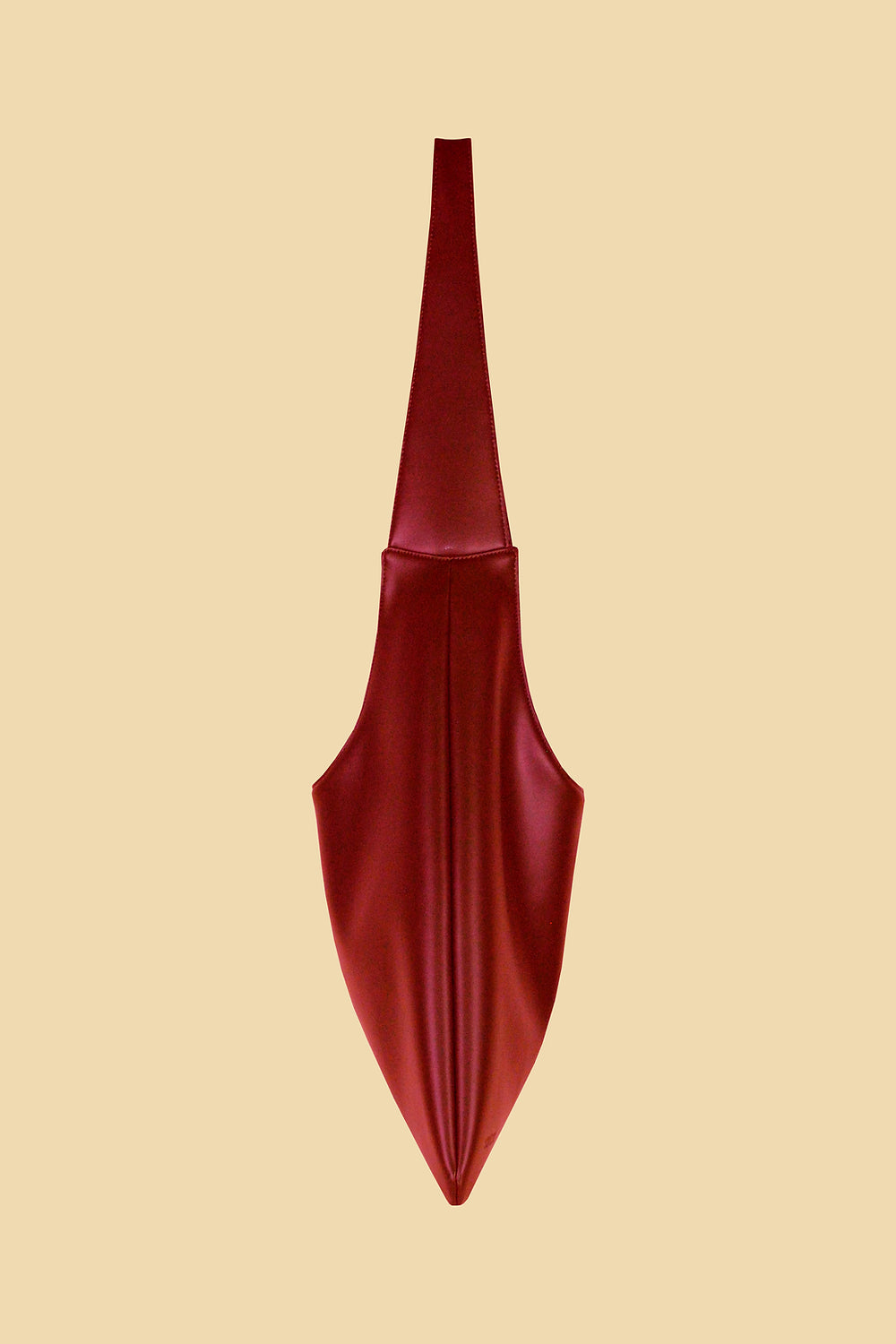 Agave Triangular Tote XL | Burgundy Red