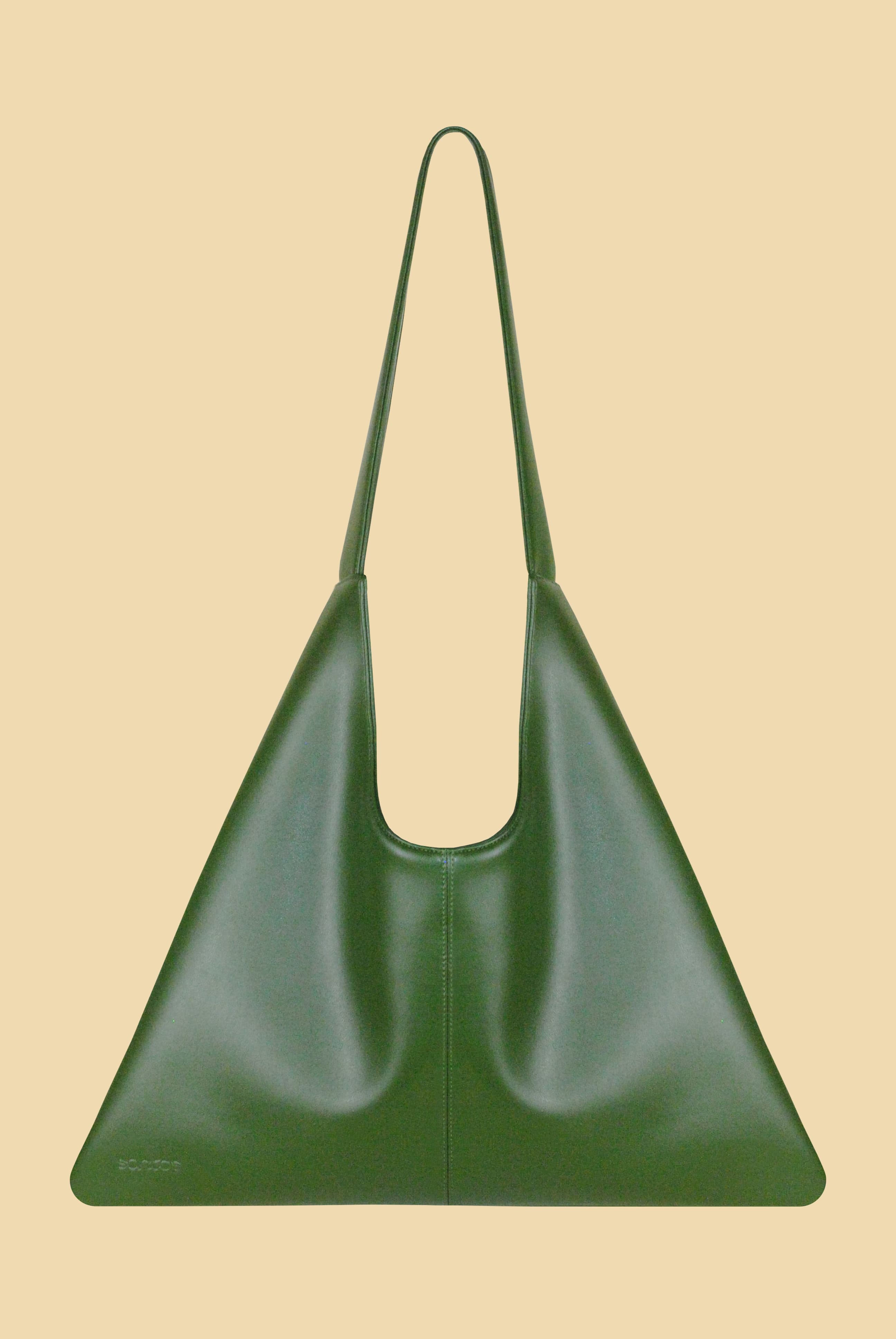Agave Triangular Tote XL | Green