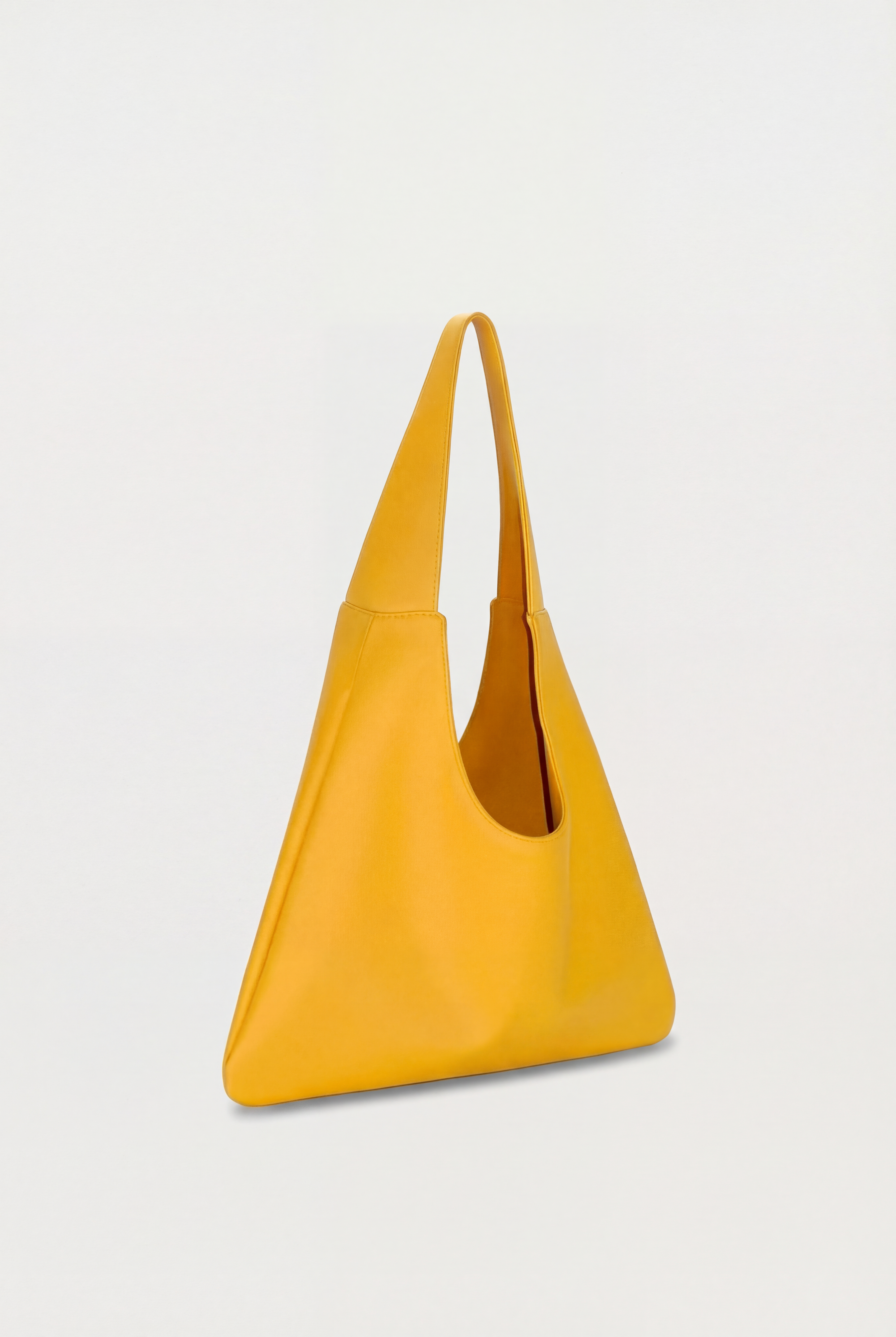 Agave Triangular Tote | Marigold Yellow
