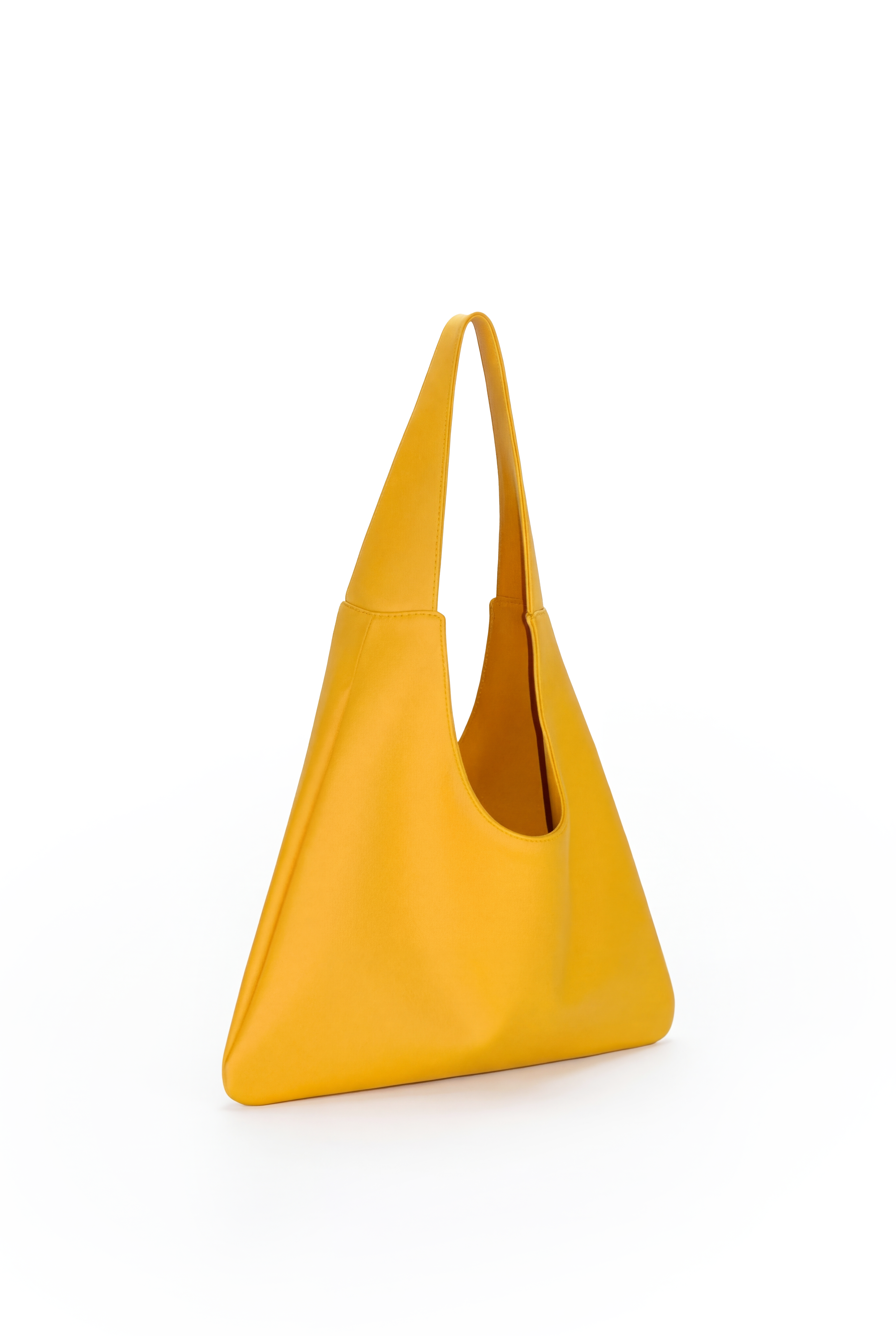 Agave Triangular Tote | Marigold Yellow