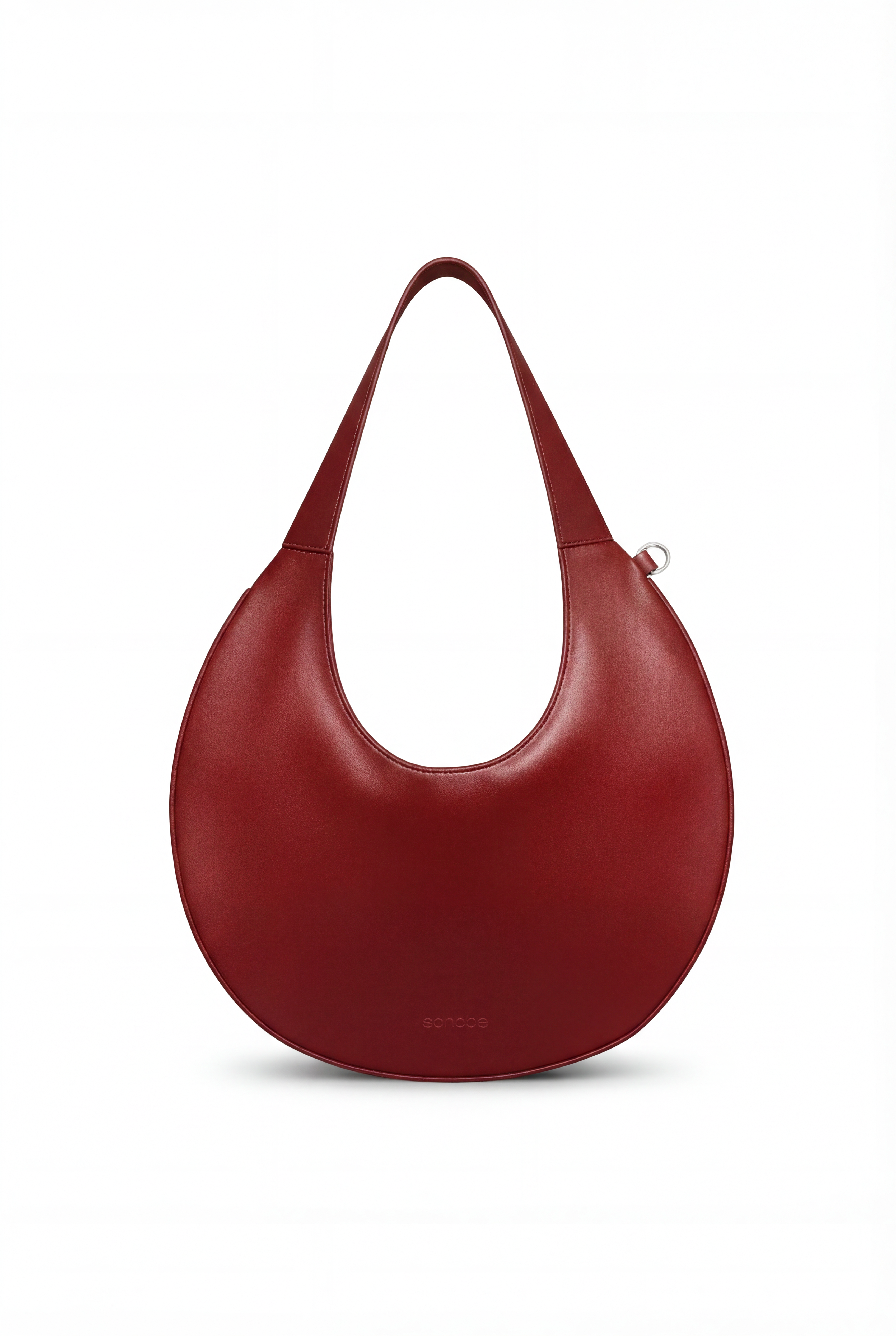 Agnes Moon Bag | Burgundy Red