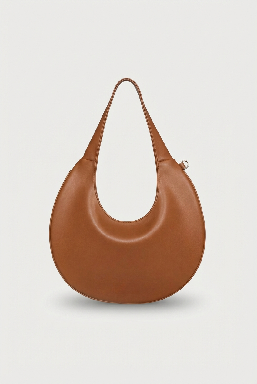 Agnes Moon Bag | Cognac