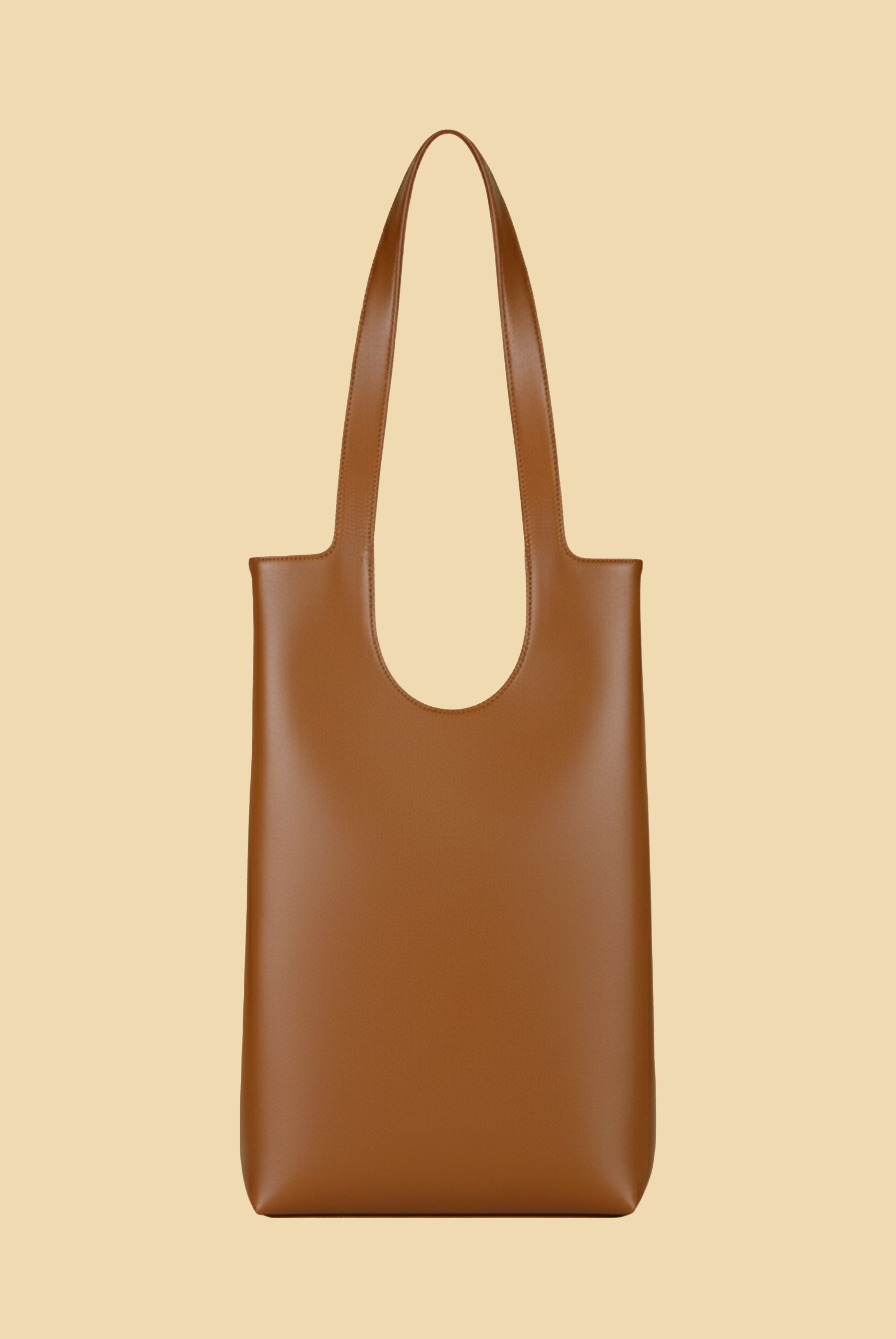 Dolores Square Tote | Cognac