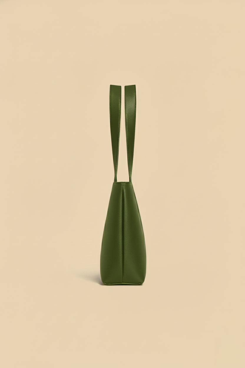 Fiorella Rectangular Tote | Green