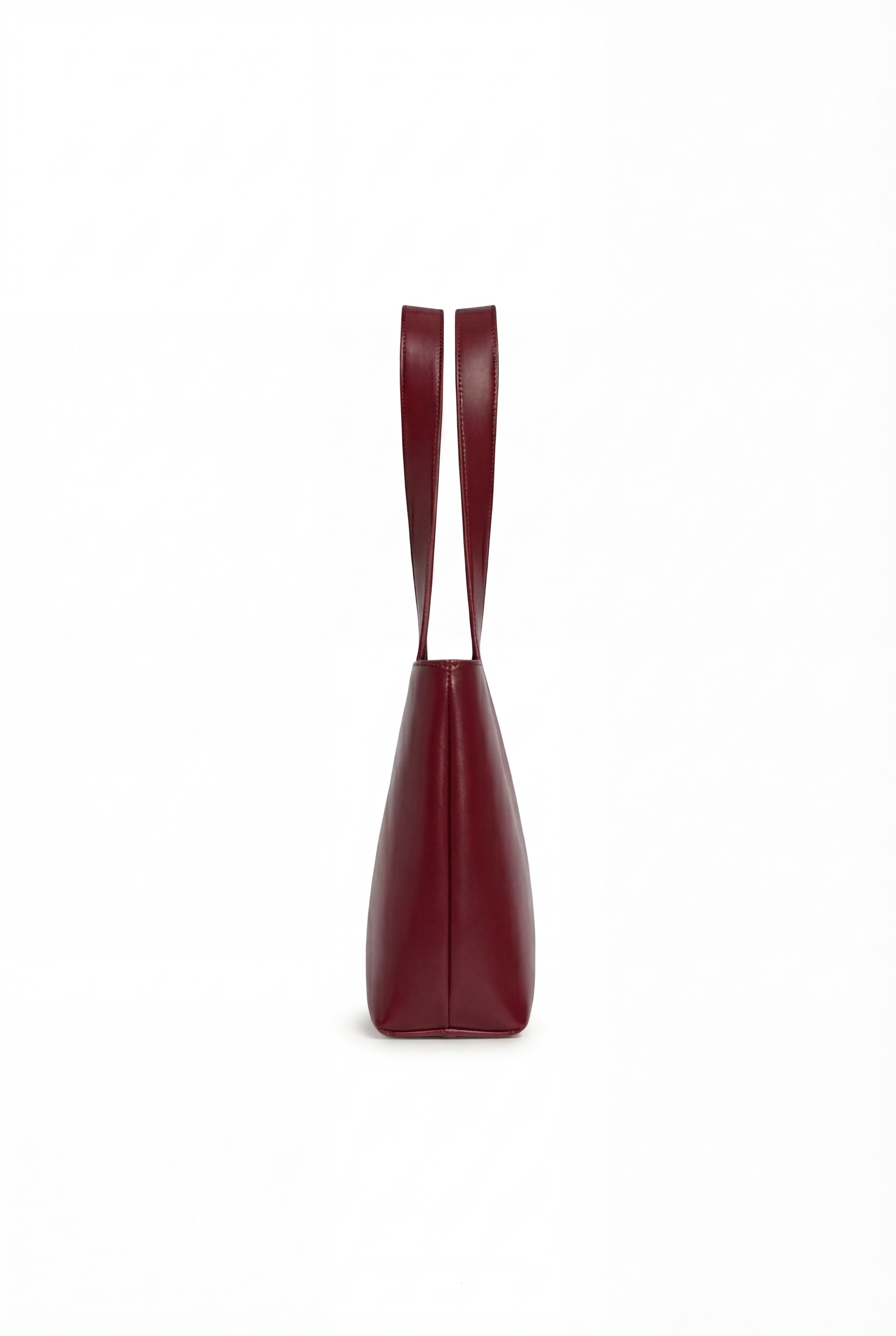 Fiorella Rectangular Tote | Burgundy Red