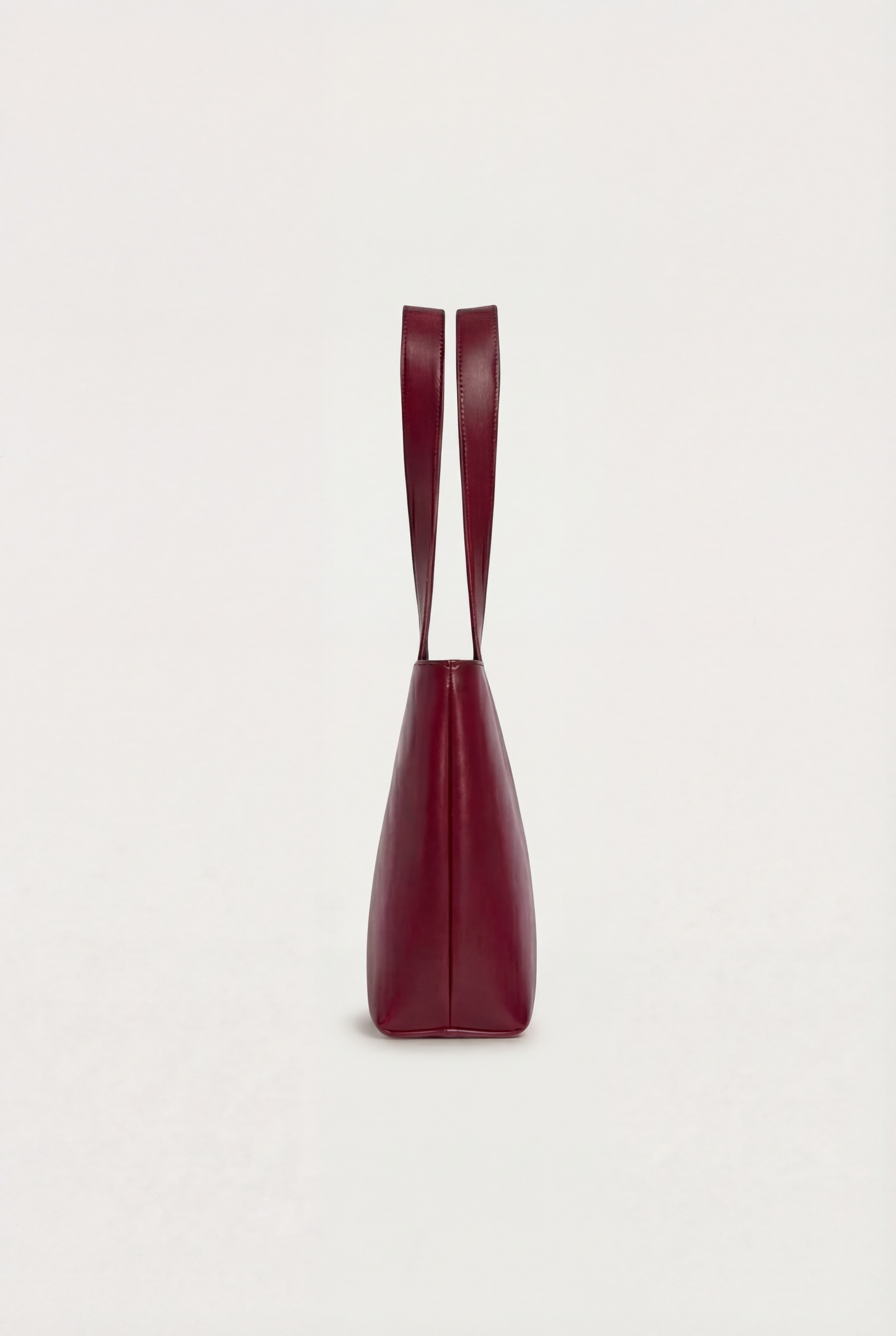Fiorella Rectangular Tote | Burgundy Red
