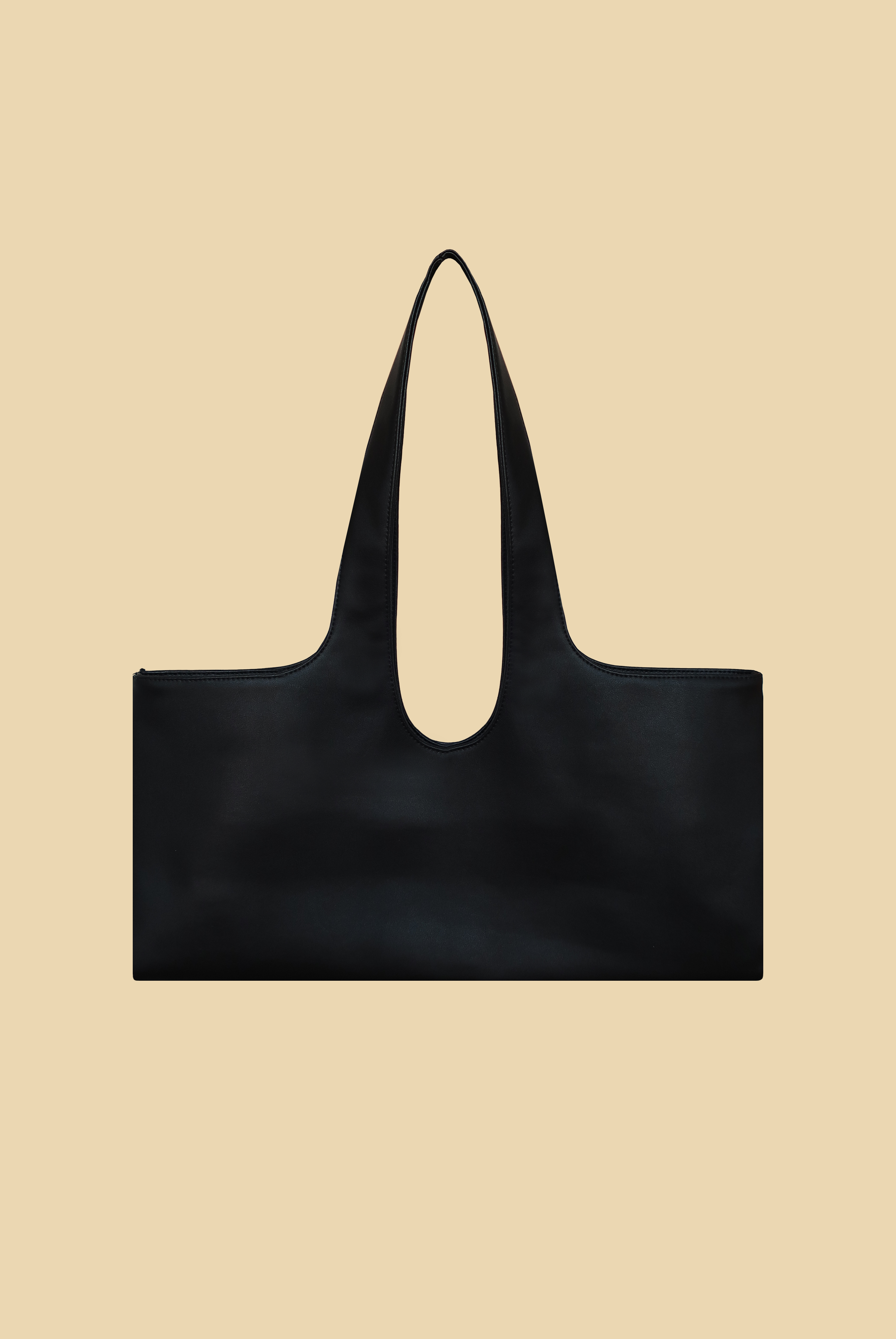 Fiorella Rectangular Tote | Black