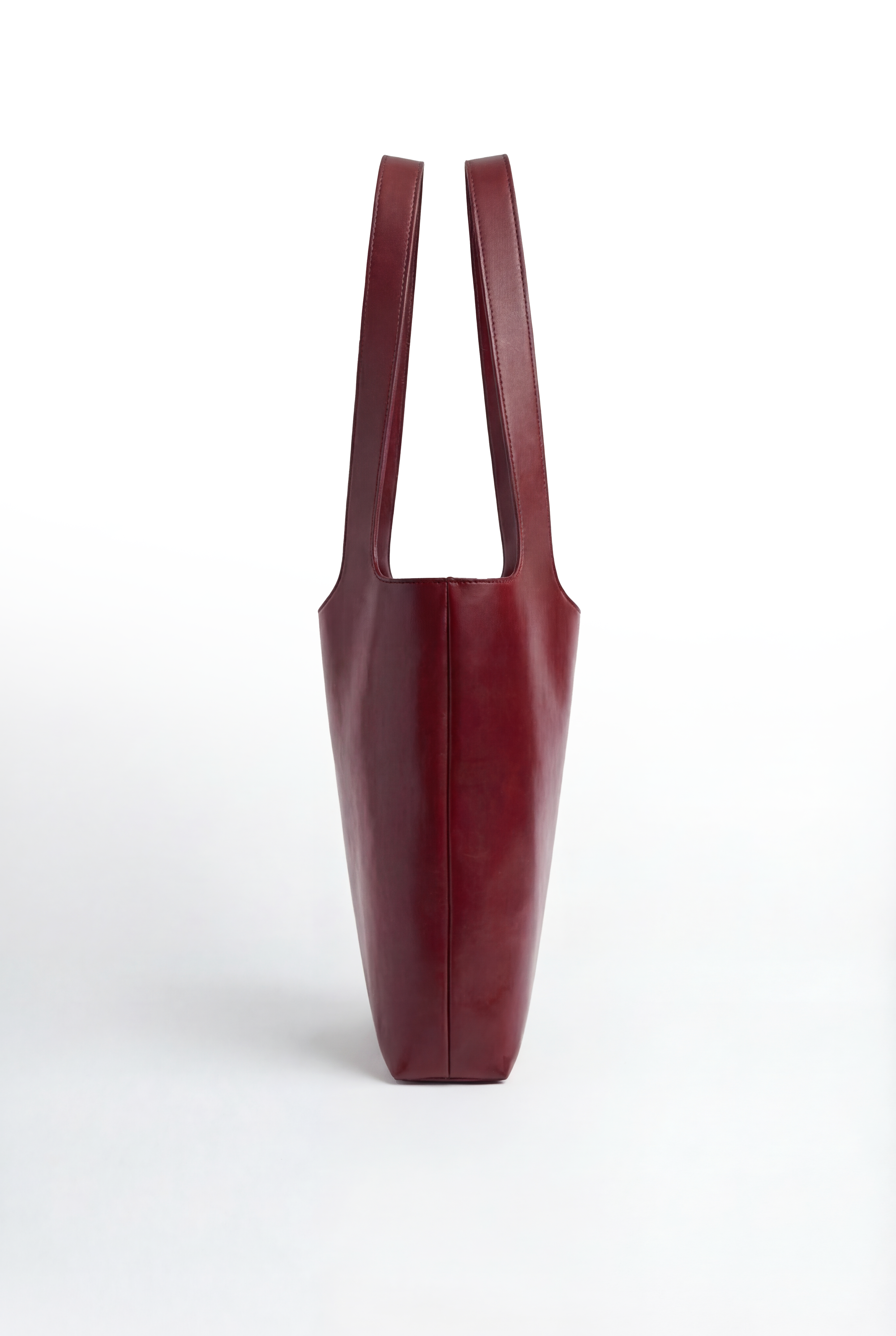 Gladys Tote | Burgundy Red & Black