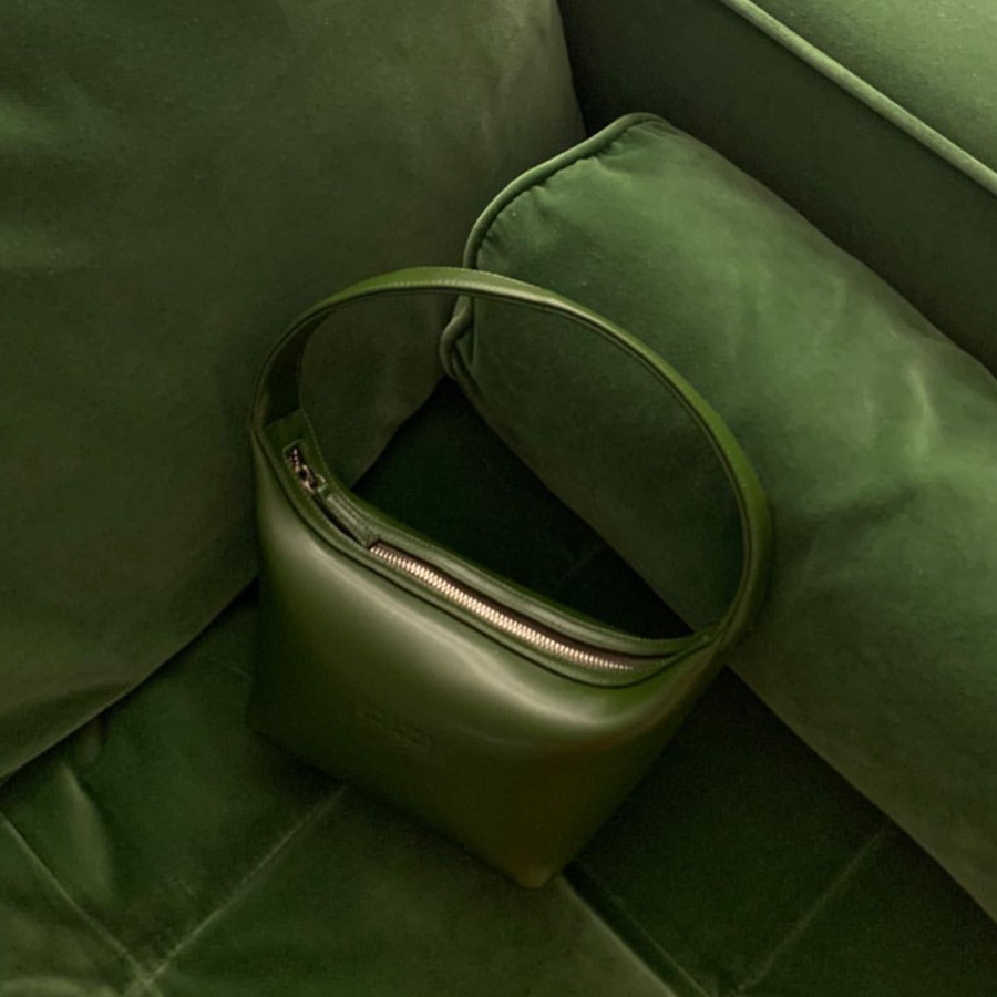 Amelia Mini Bag | Green styled by Santos