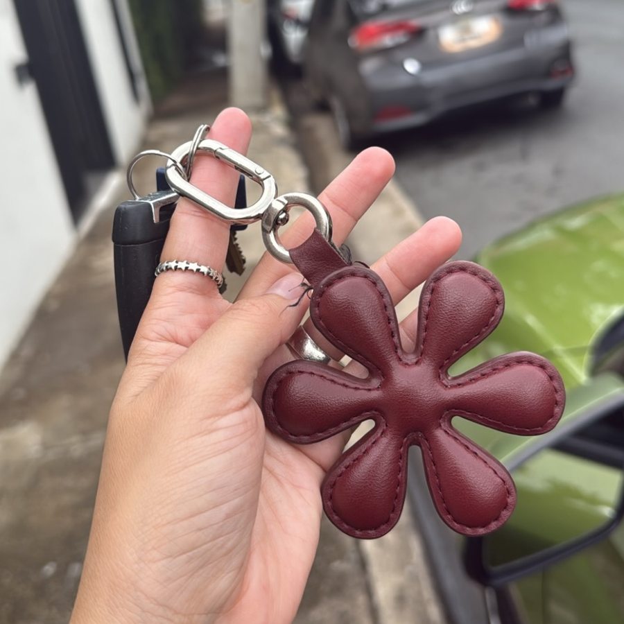Flor Bag Charm styled by Santos