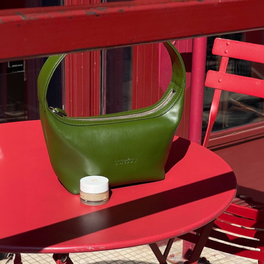 Amelia Mini Bag | Green styled by Santos