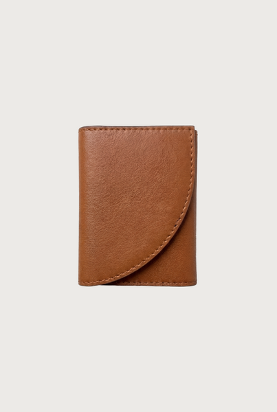 Ines Bi-Fold Wallet | Cognac & Black | Cactus Leather