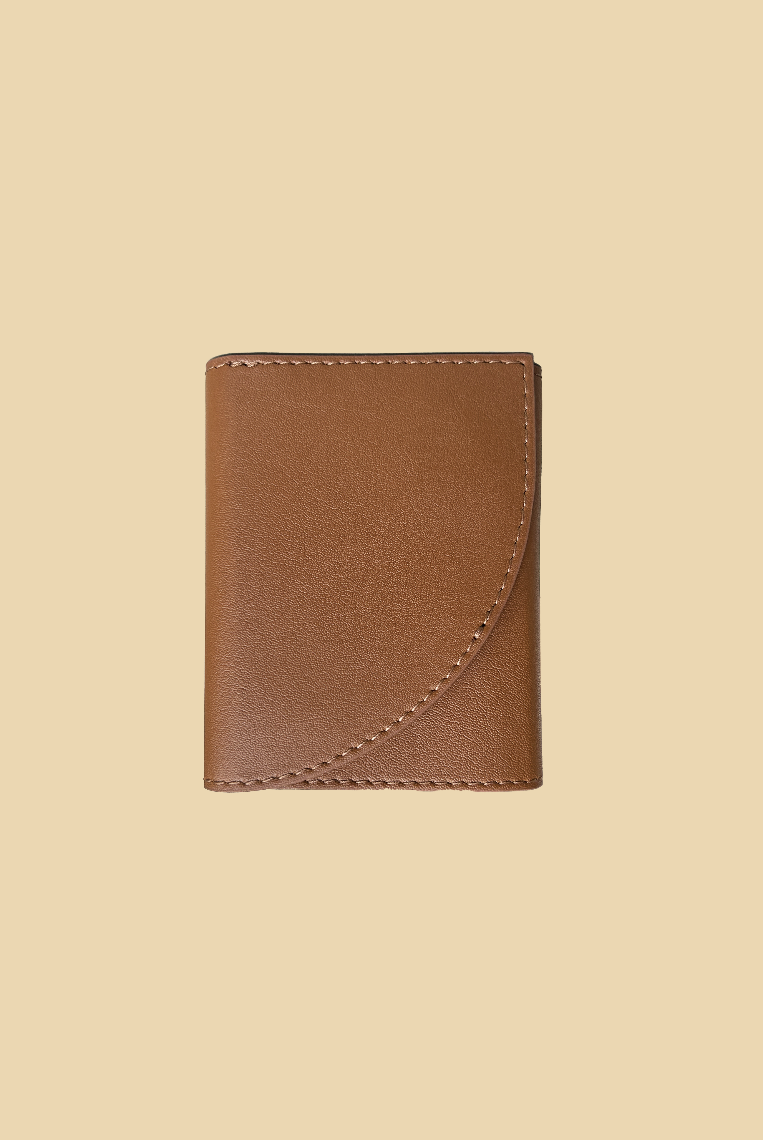 Ines Bi-Fold Wallet | Cognac & Black