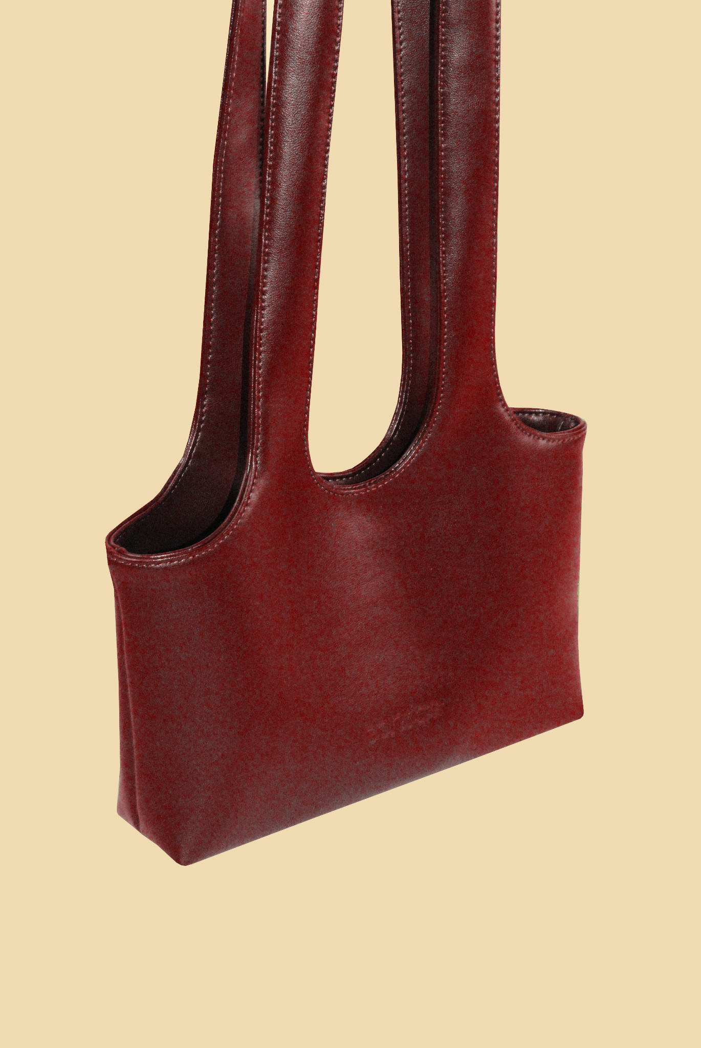 Miriam Mini Tote | Burgundy Red