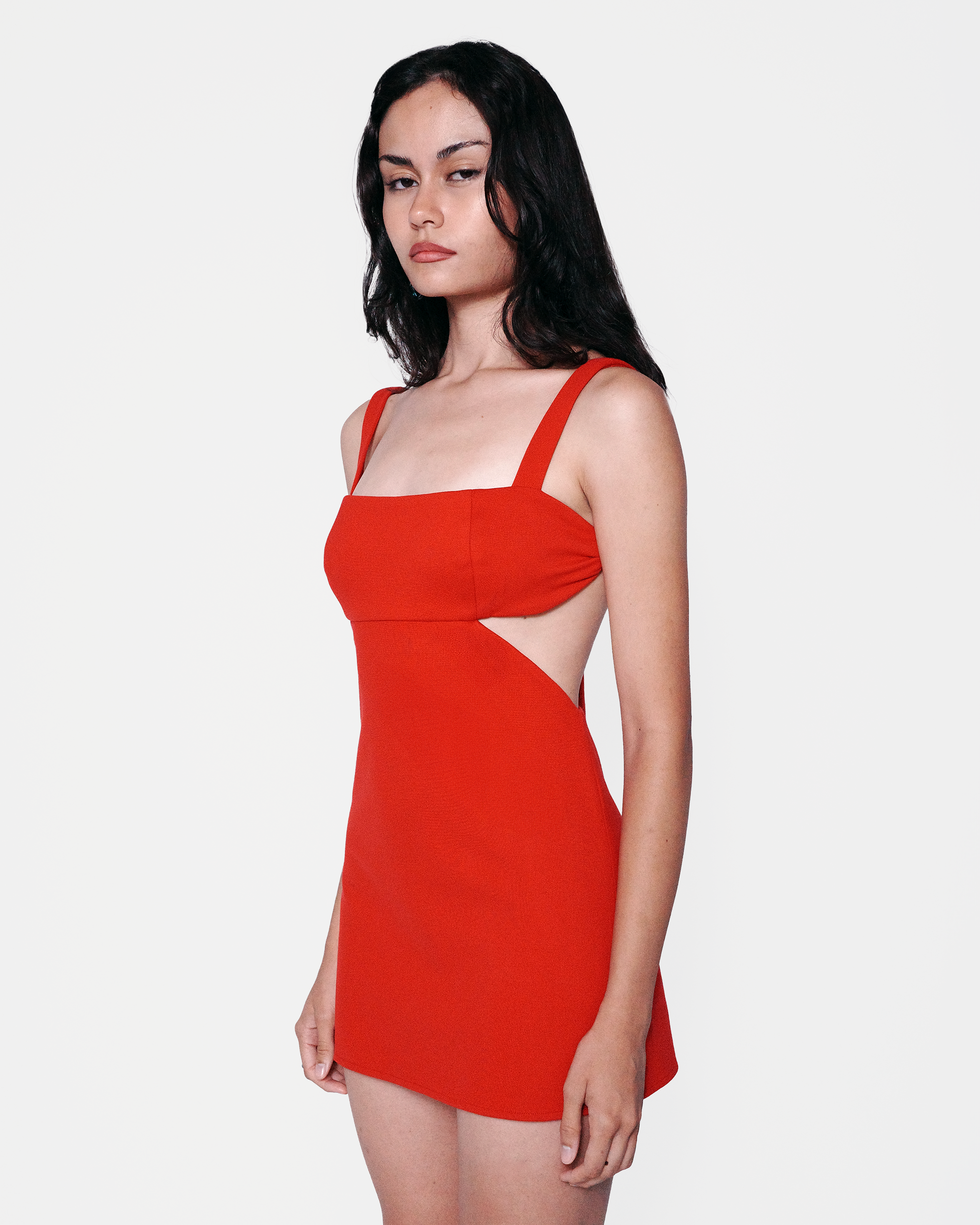 Sofia Tie Back Dress | Red