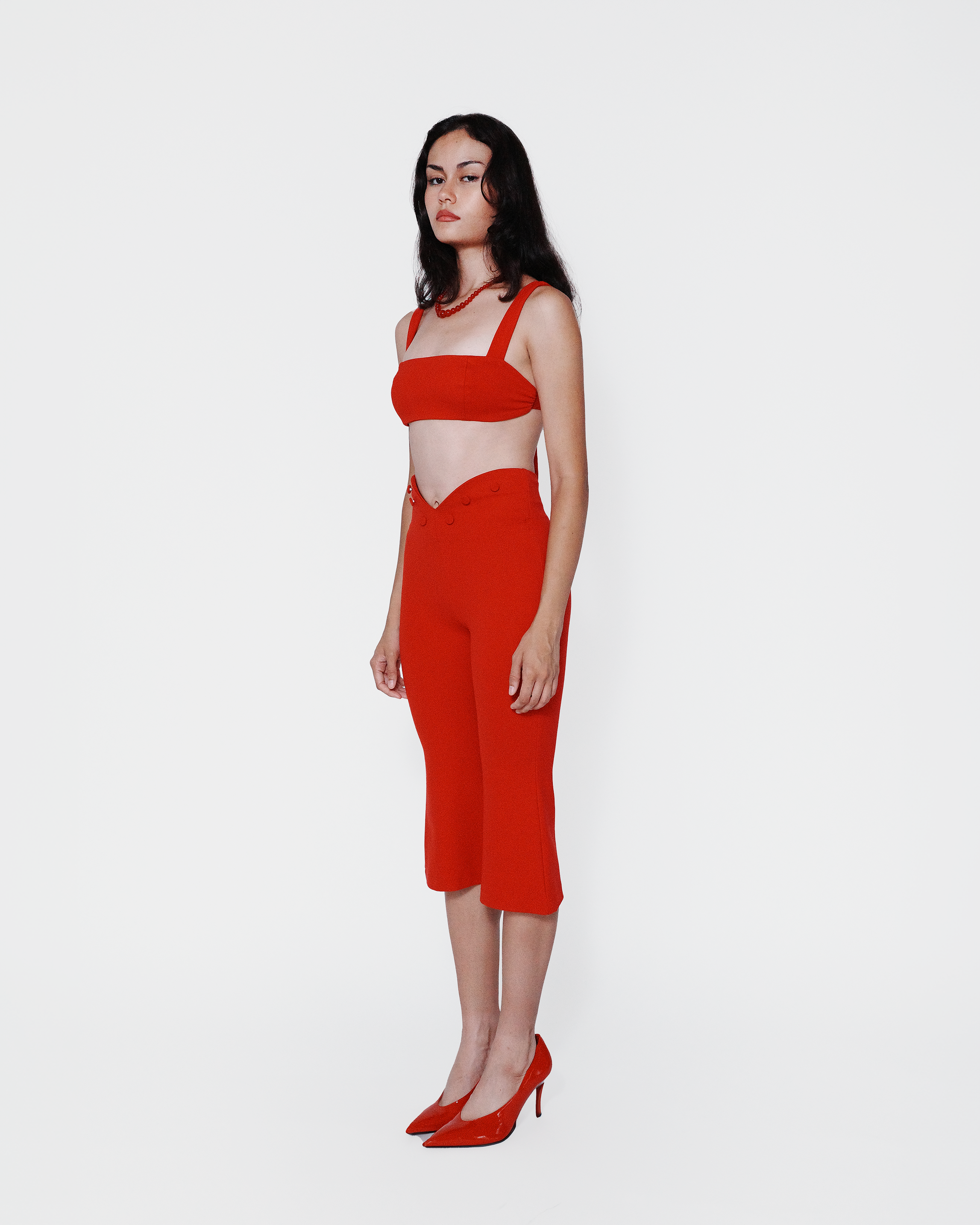 Isabel Tie Back Top | Red